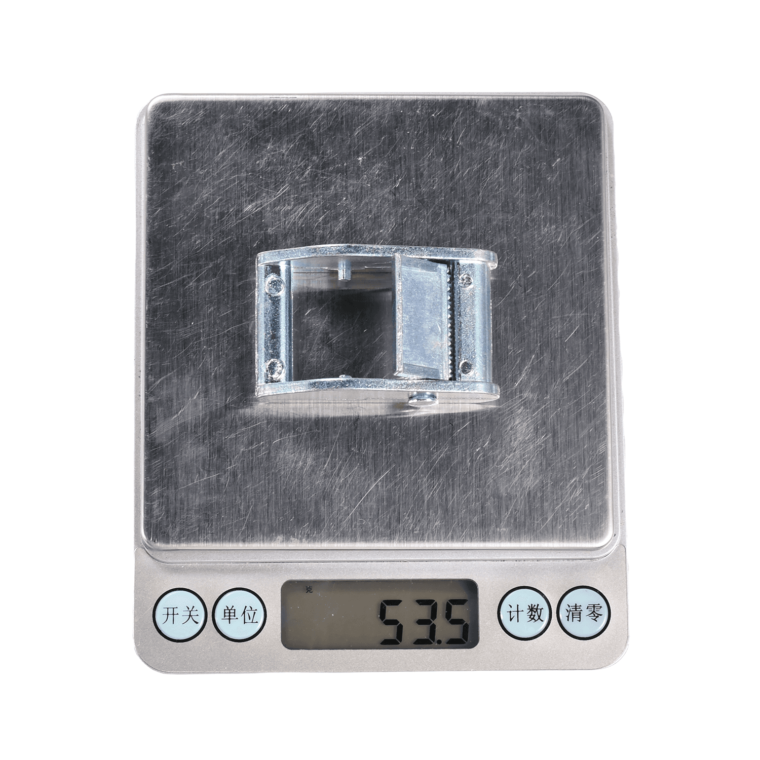 1" Zinc Diecast Round Head Cam Buckle - 770lbs Breaking Strength