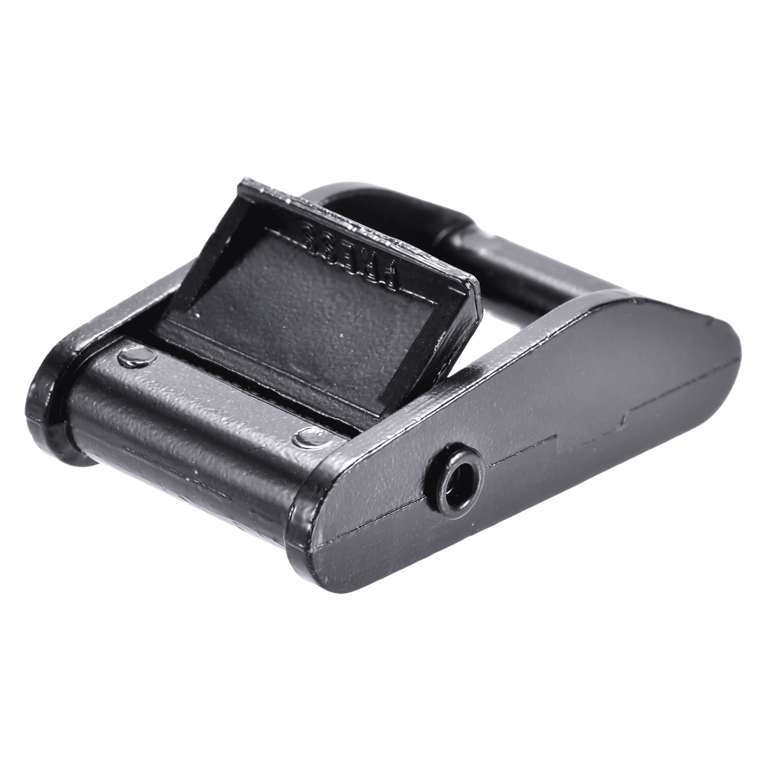 1" Black Zinc Diecast Round Head Cam Buckle - 770lbs