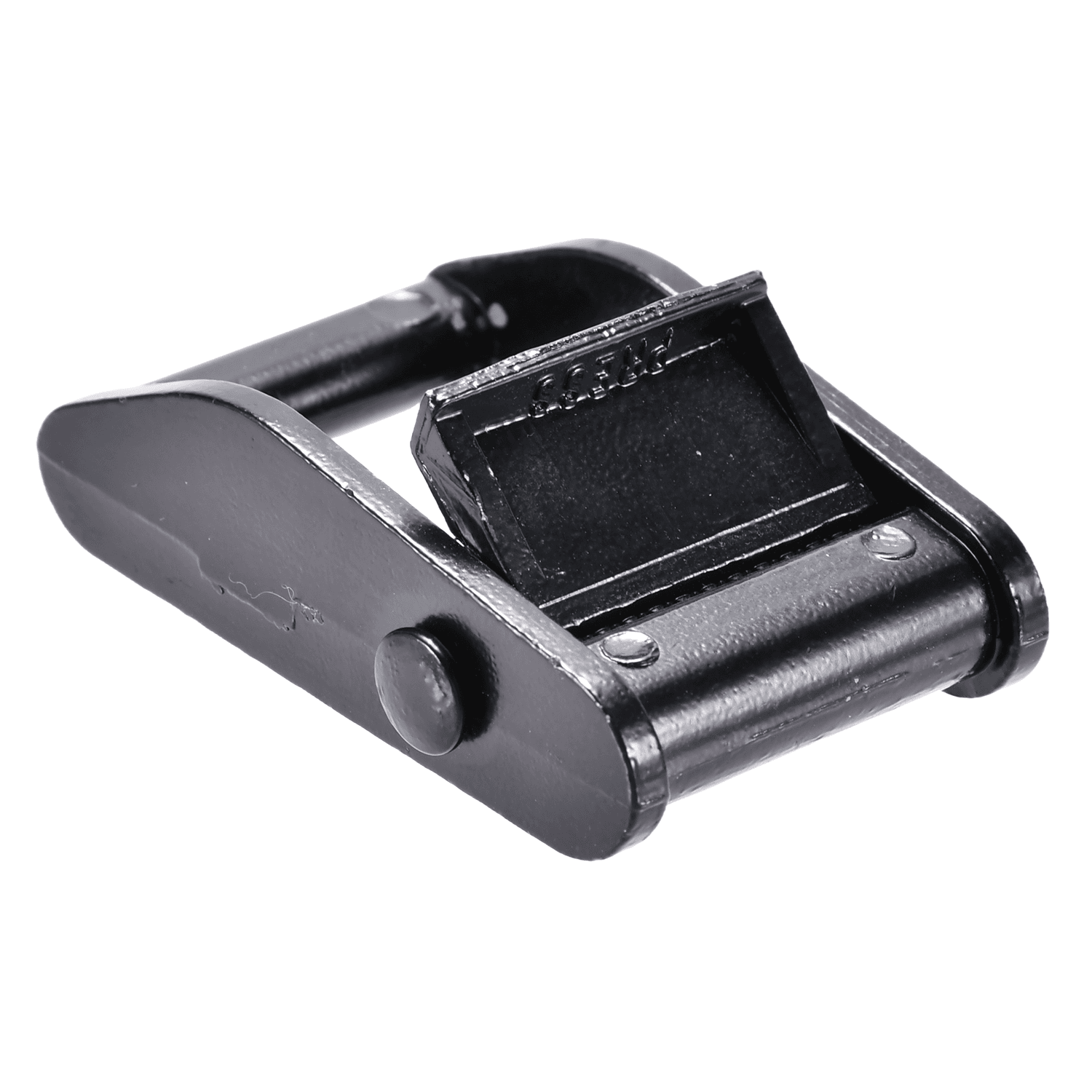 1" Black Zinc Diecast Round Head Cam Buckle - 770lbs