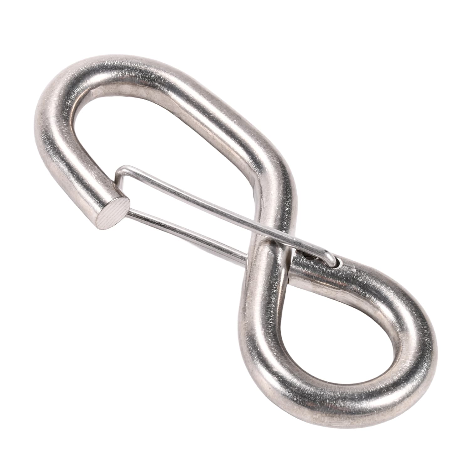25mm 304 Stainless Steel S-Hook with Latch - 800kg Breaking Strength