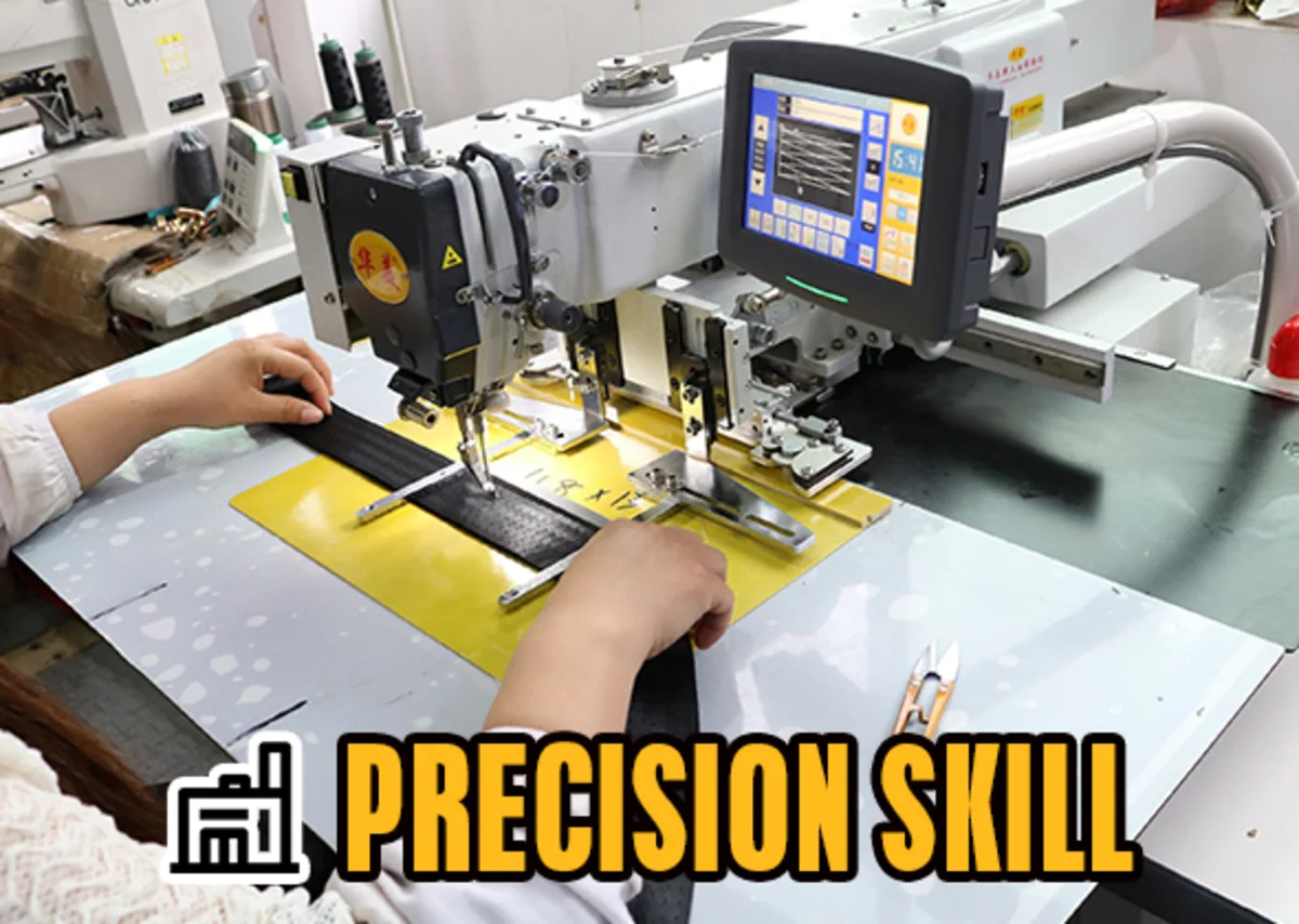 Image showcasing precision and skill in manufacturing