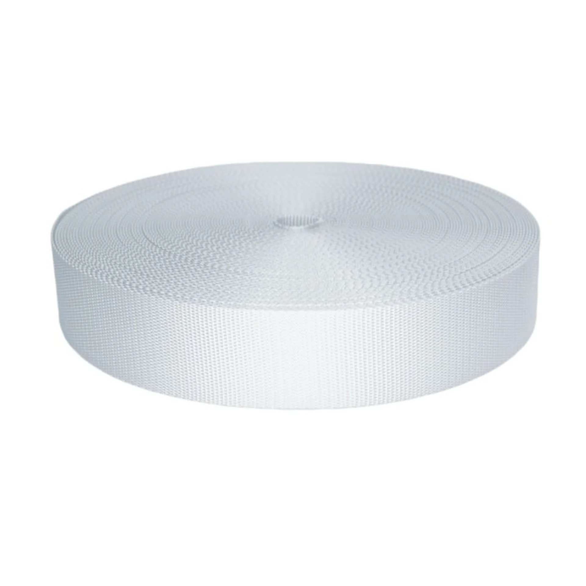 50mm UV Resistant Polyester Webbing White - 5000kg BS