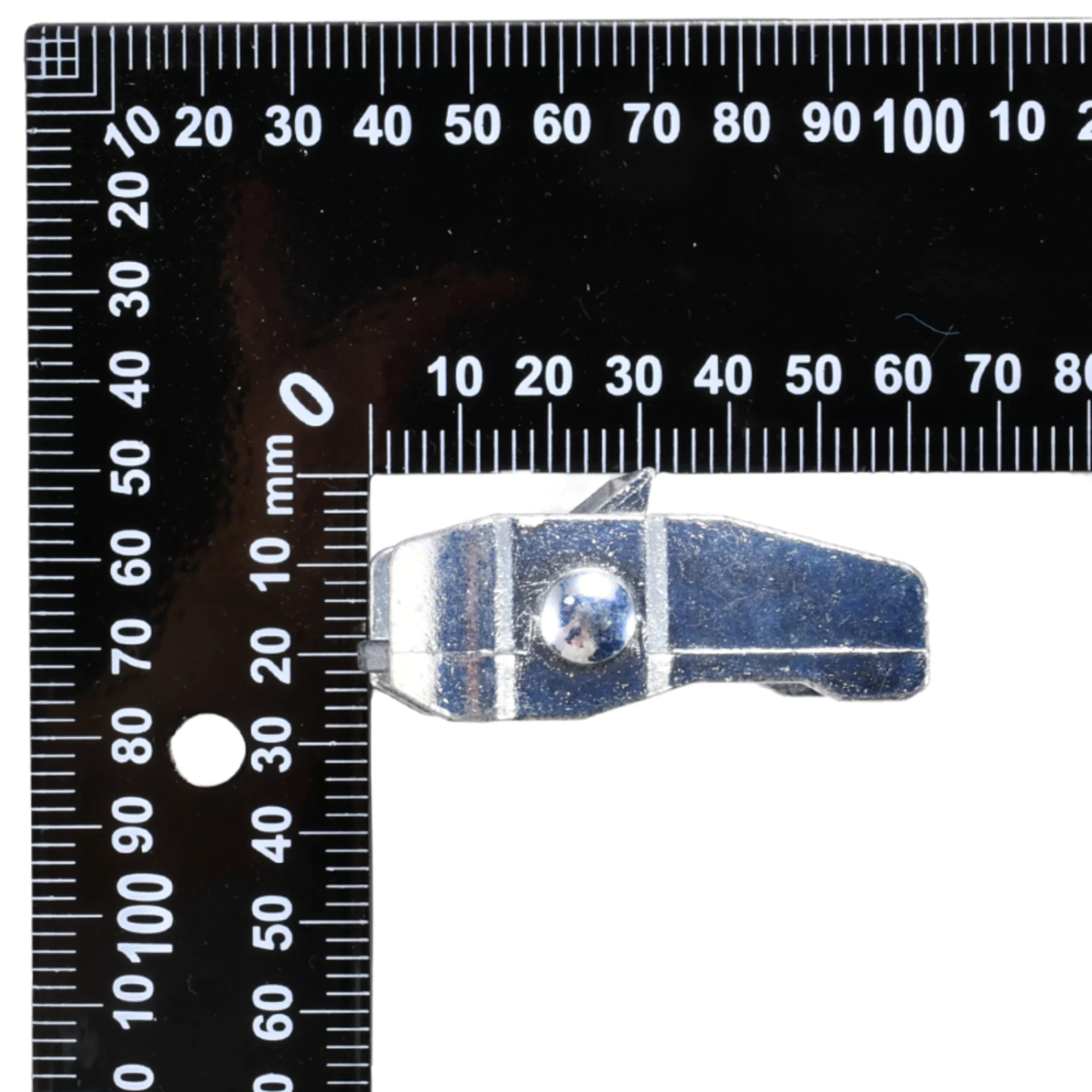 1.5" White Zinc Cam Buckle - 1984 lbs. BS