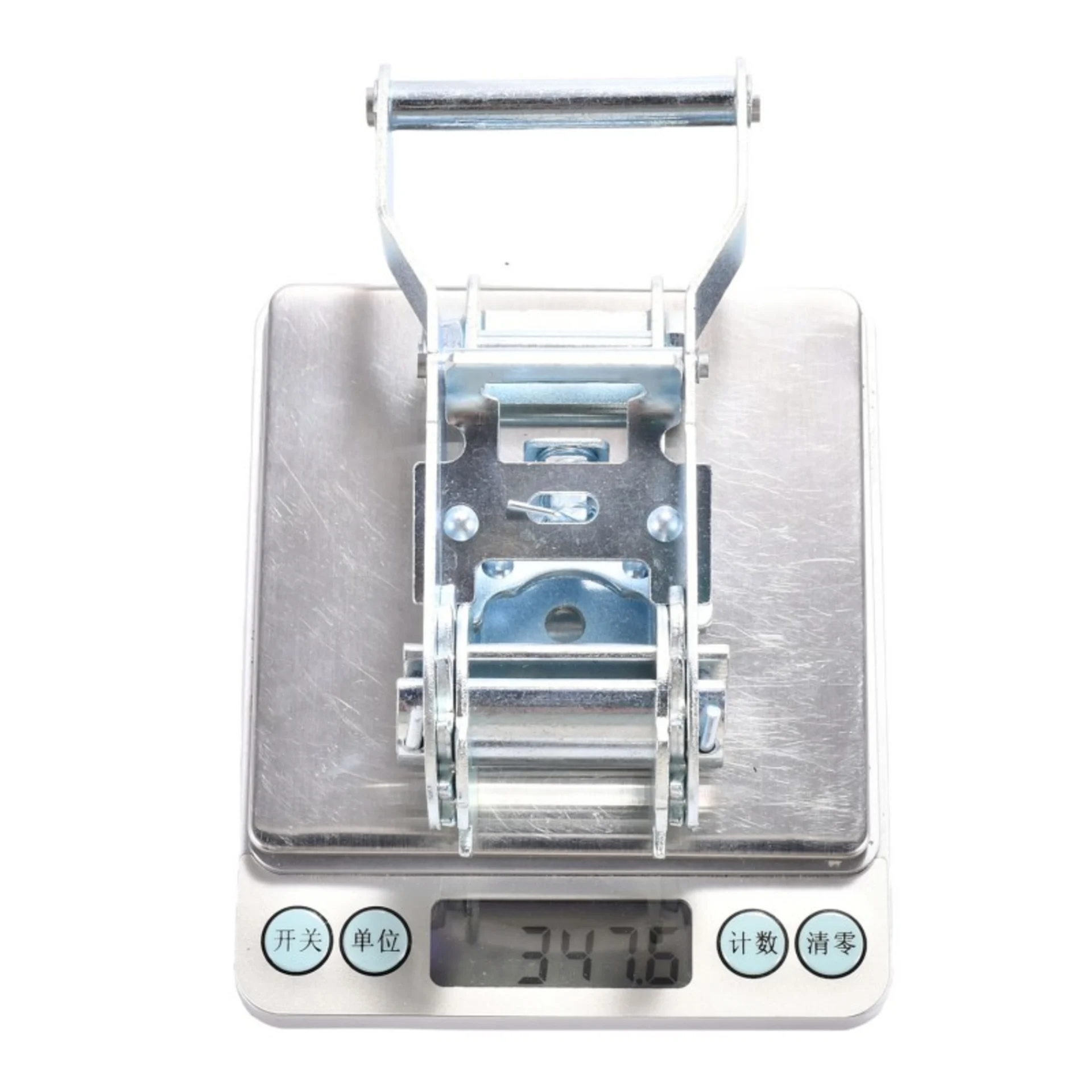 Trinquete de 27mm con mango corto y ancho, galvanizado - 1500 kg Resistencia