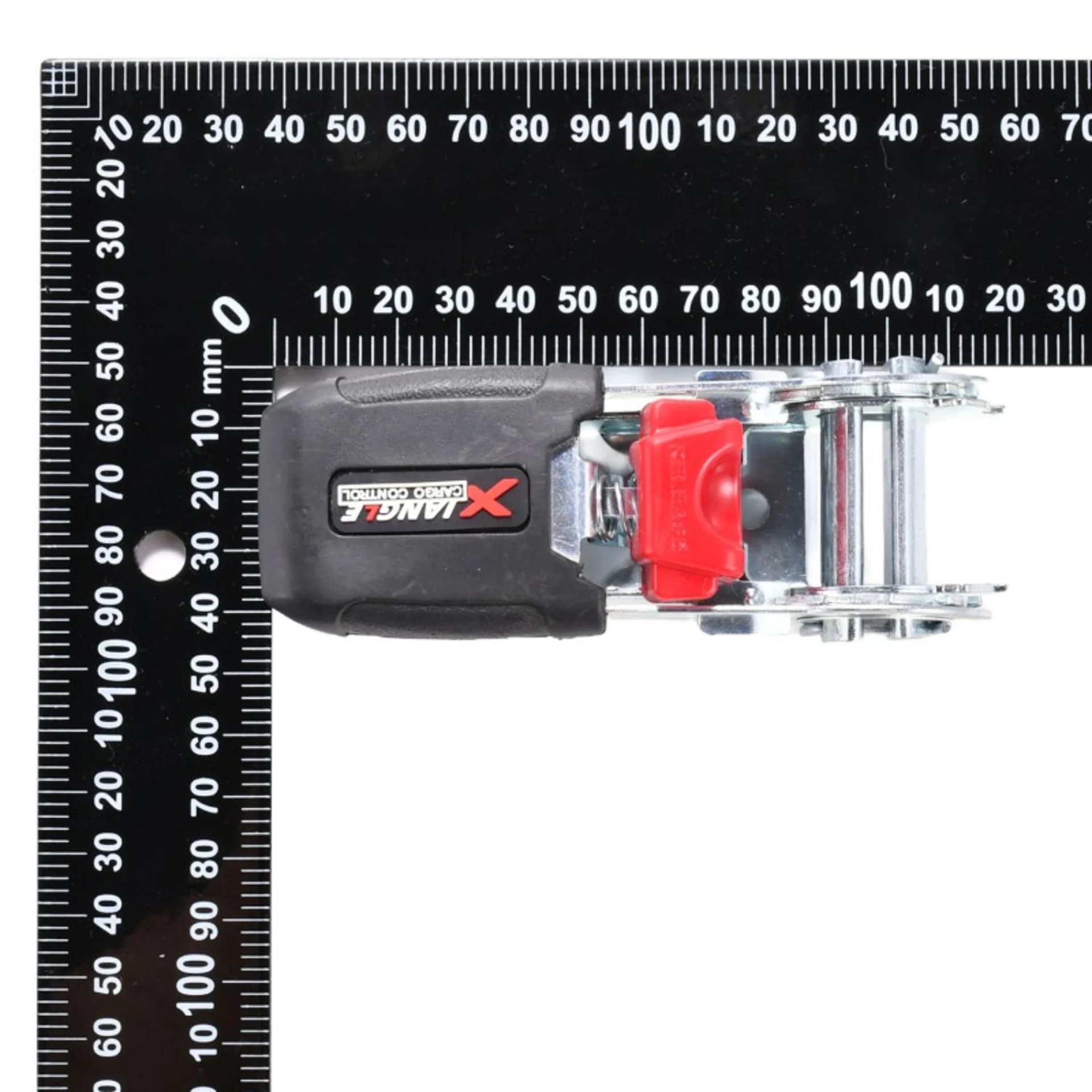 25mm Soft Grip Moulded Handle Ratchet Buckle - 800kg BS