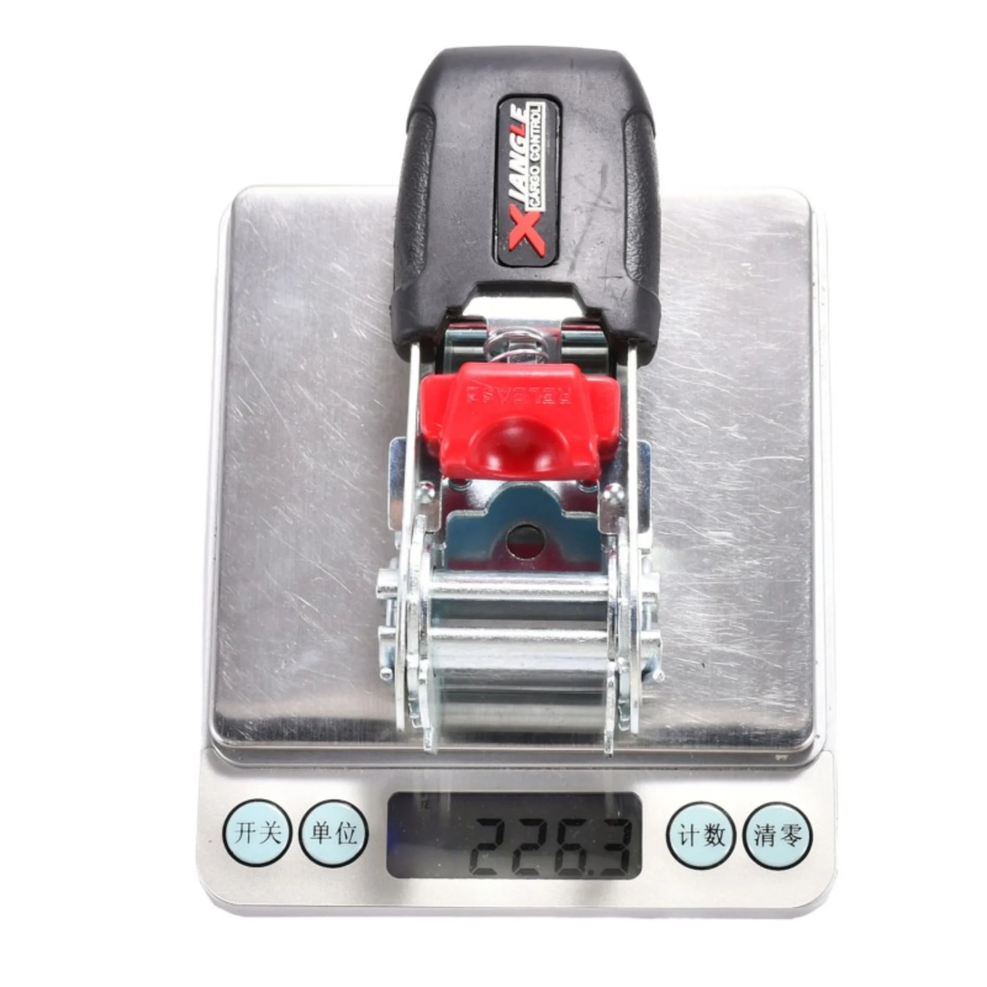 25mm Soft Grip Moulded Handle Ratchet Buckle - 800kg BS