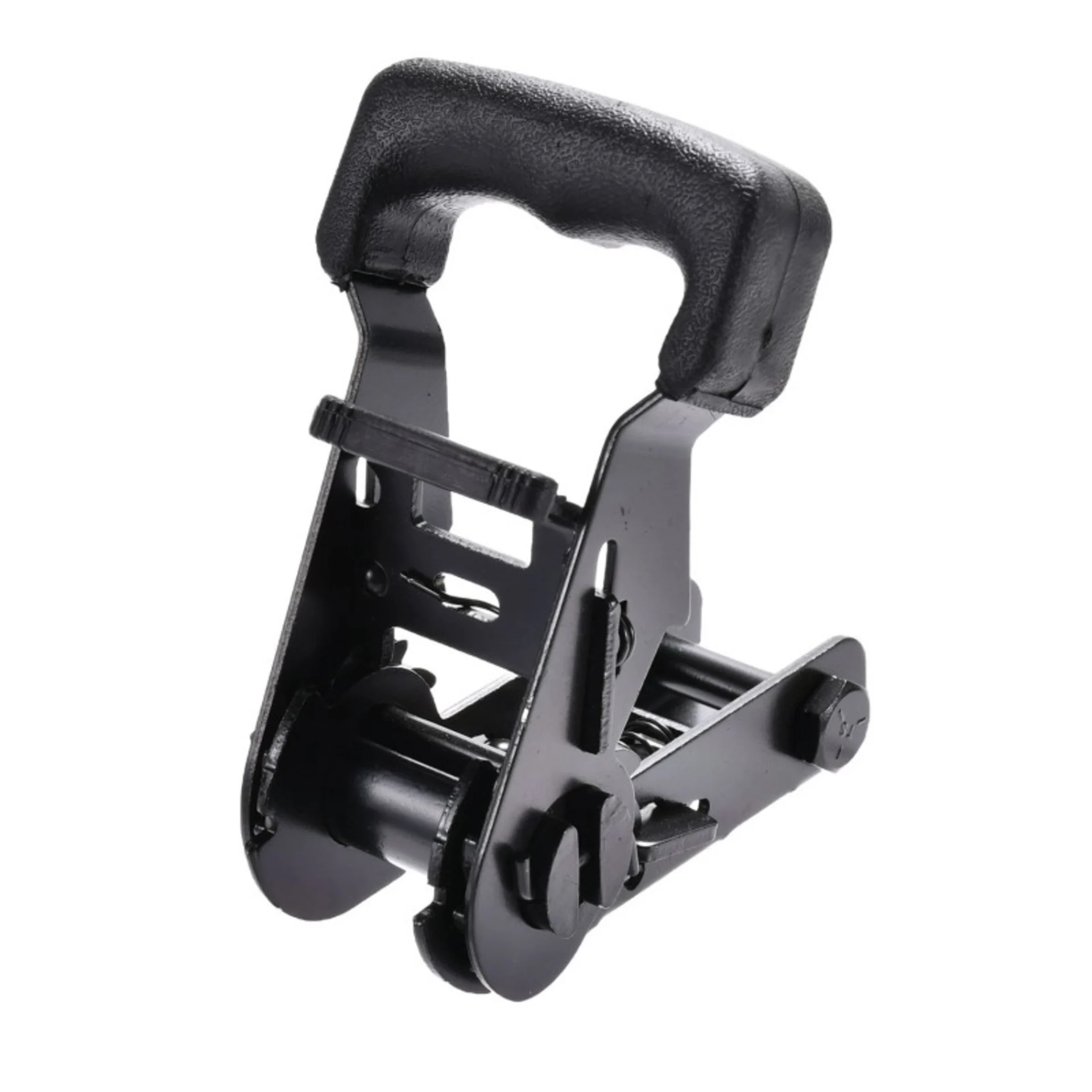 27mm Black E-Coating Rubber Handle Ratchet Buckle - 1500kg BS