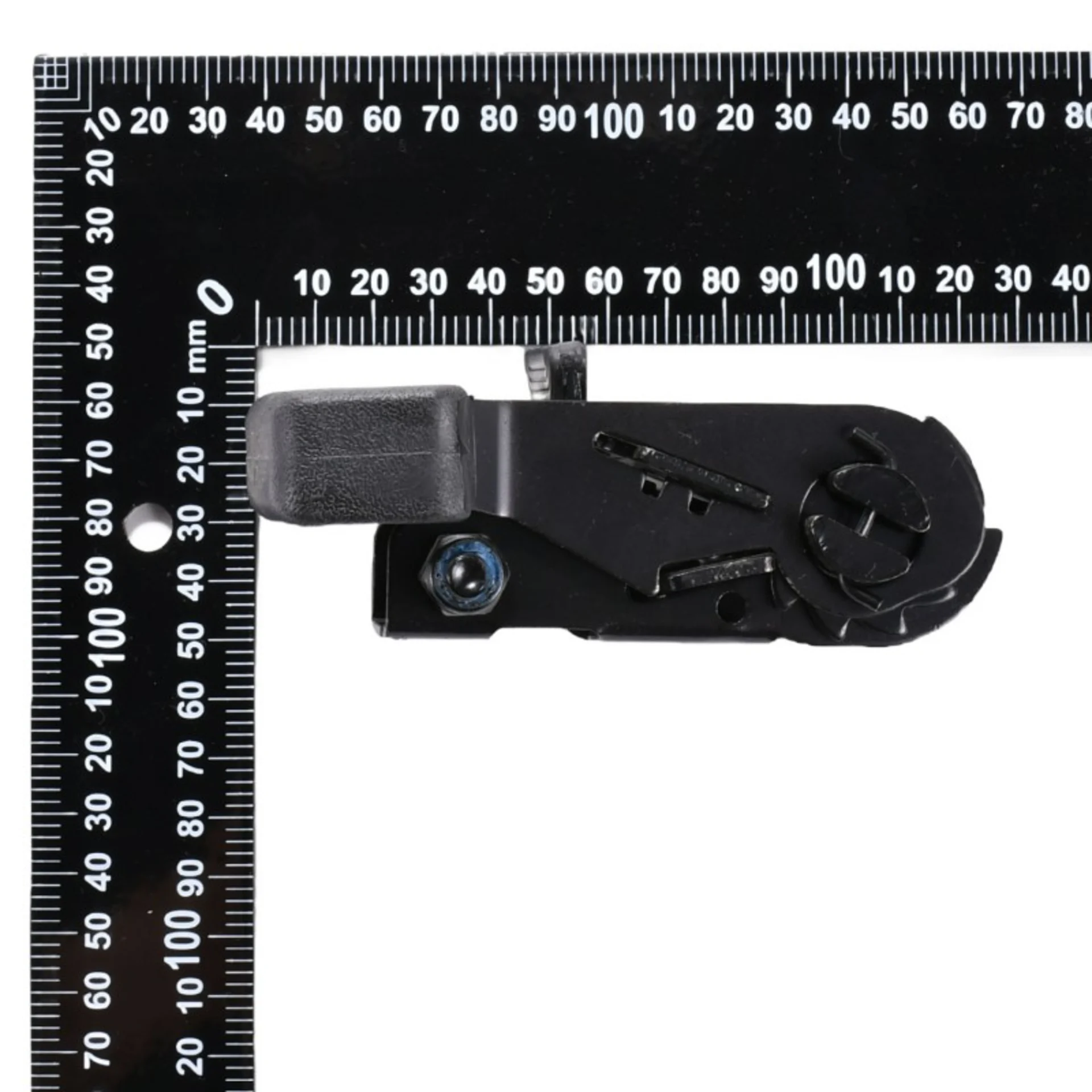 Trinquete de 27mm con mango de goma, recubrimiento E-coat negro - 1500 kg Resistencia