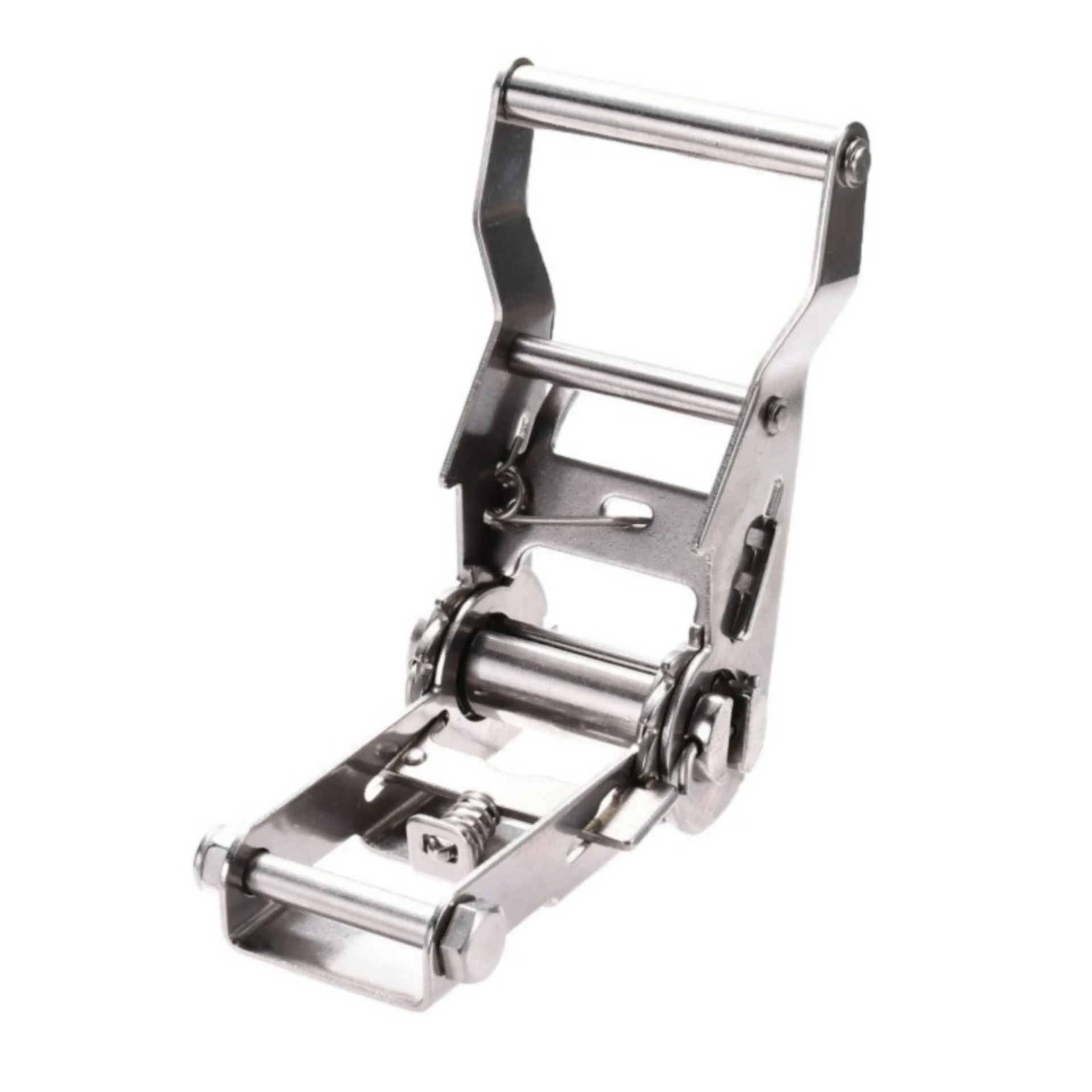 1.5" 304 Stainless Steel Short Wide Handle Ratchet Buckle - 4409 lbs. BS