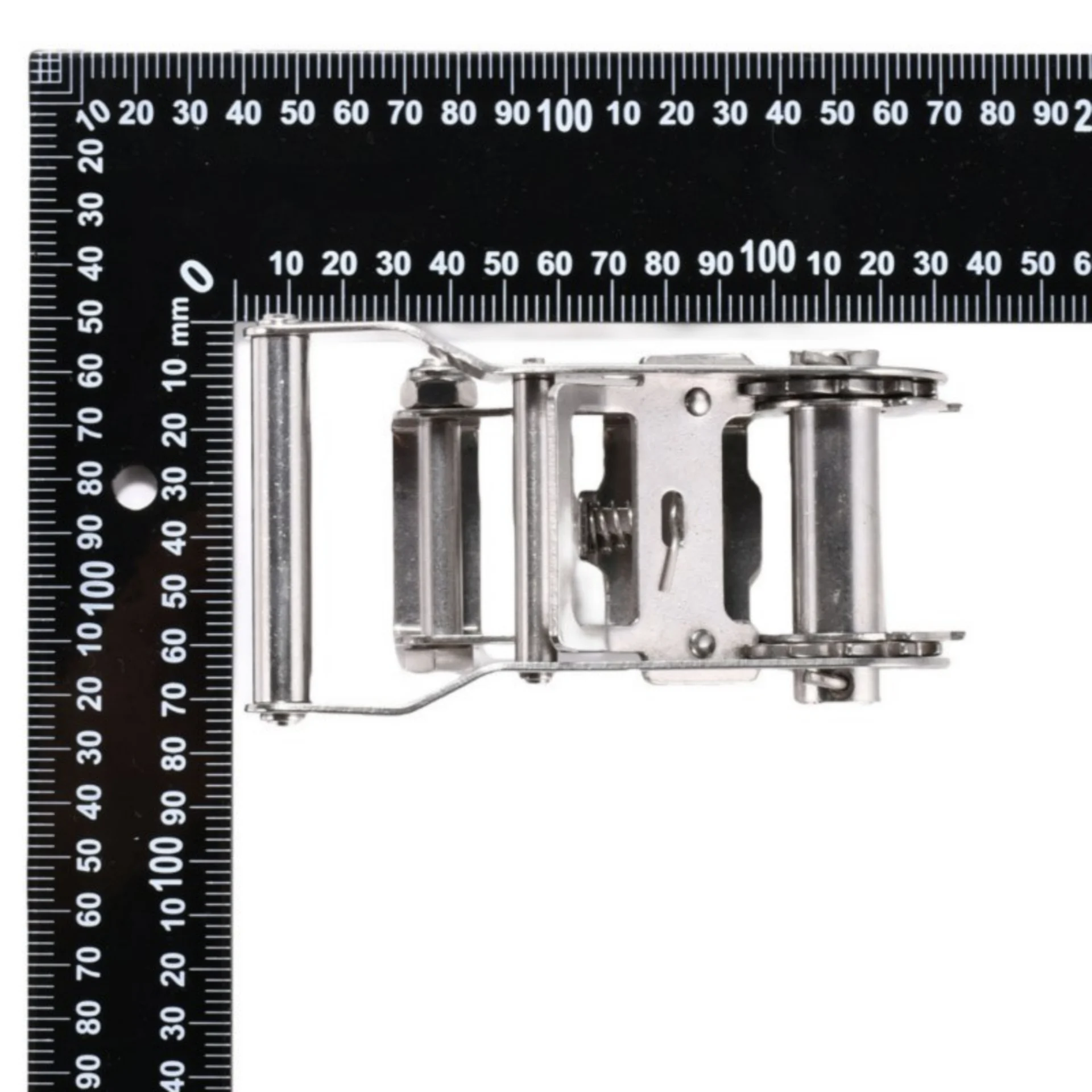 1.5" 304 Stainless Steel Short Wide Handle Ratchet Buckle - 4409 lbs. BS