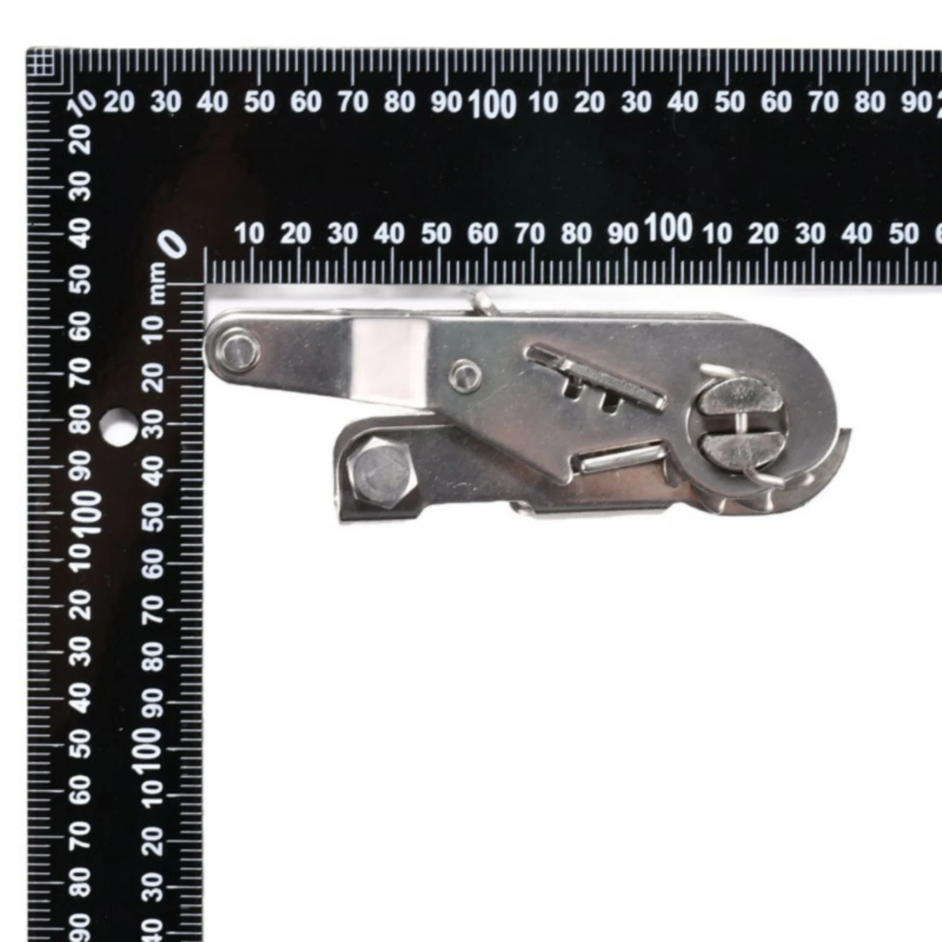 1.5" 304 Stainless Steel Short Wide Handle Ratchet Buckle - 4409 lbs. BS