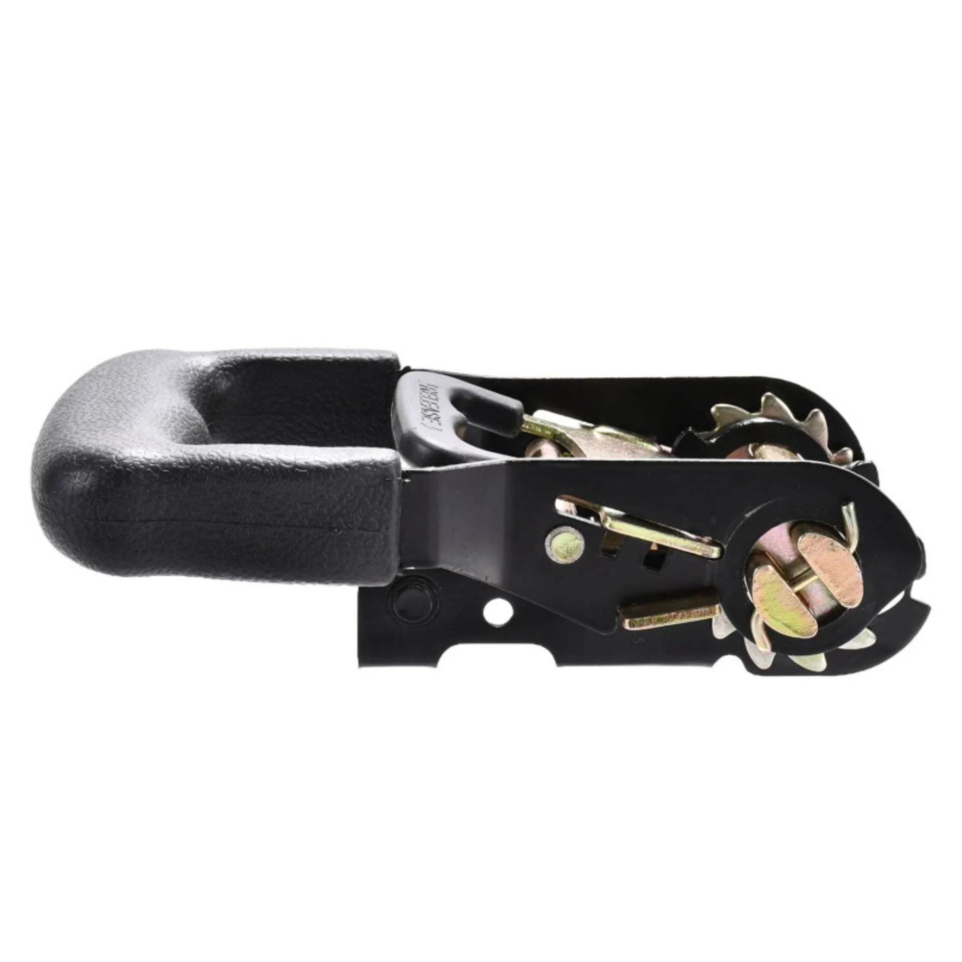 Trinquete de 38mm con mango de goma, acabado negro - 2000 kg Resistencia