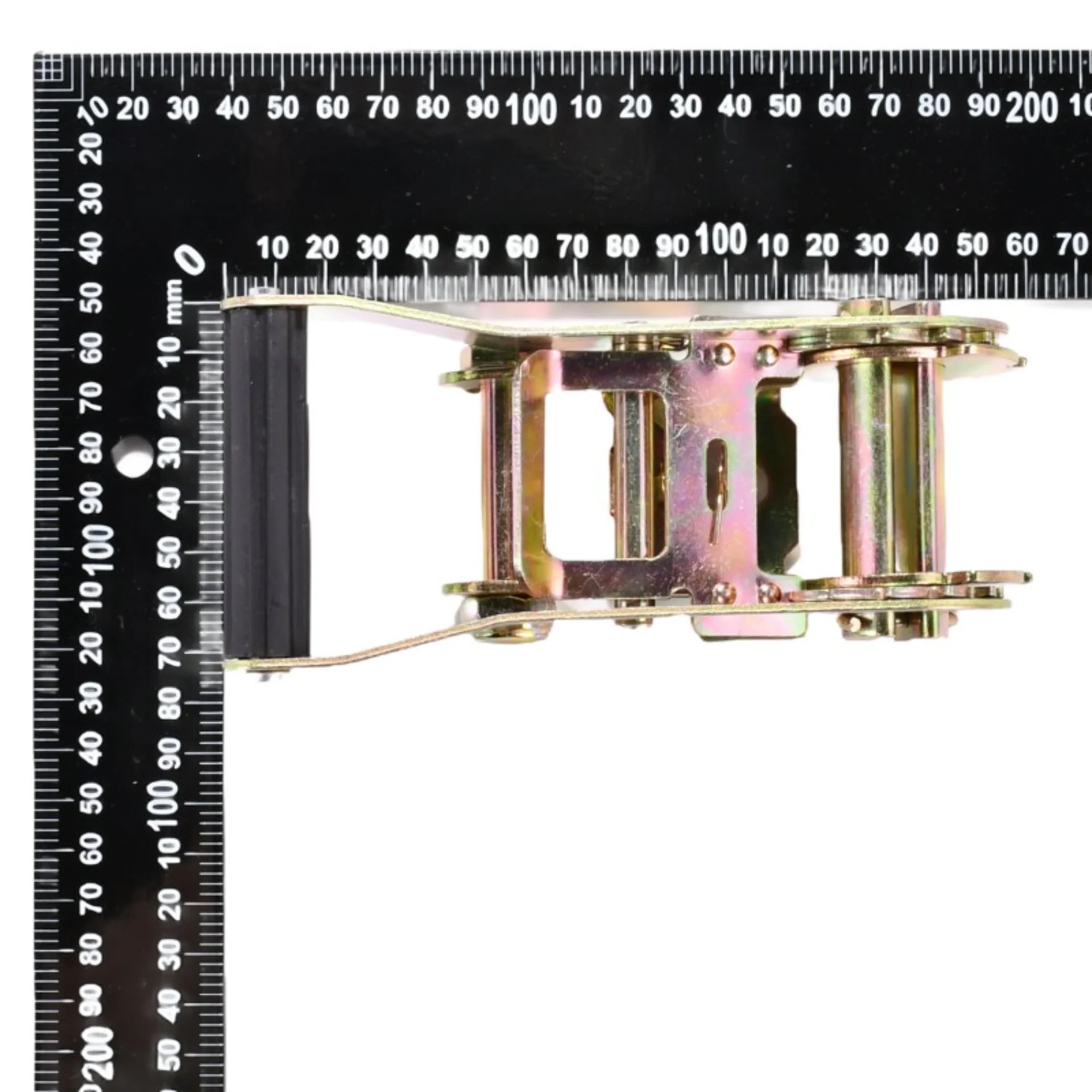 Trinquete de 38mm con mango de plástico corto y ancho - 3000 kg Resistencia