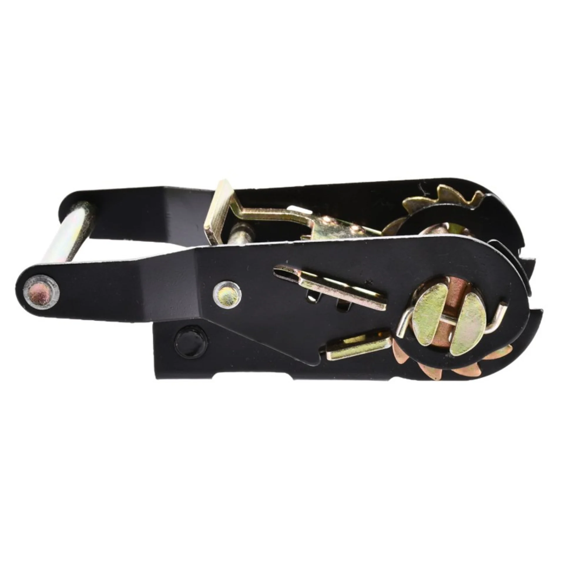 38mm Short Wide Handle Black E-Coating Ratchet Buckle - 2000kg BS