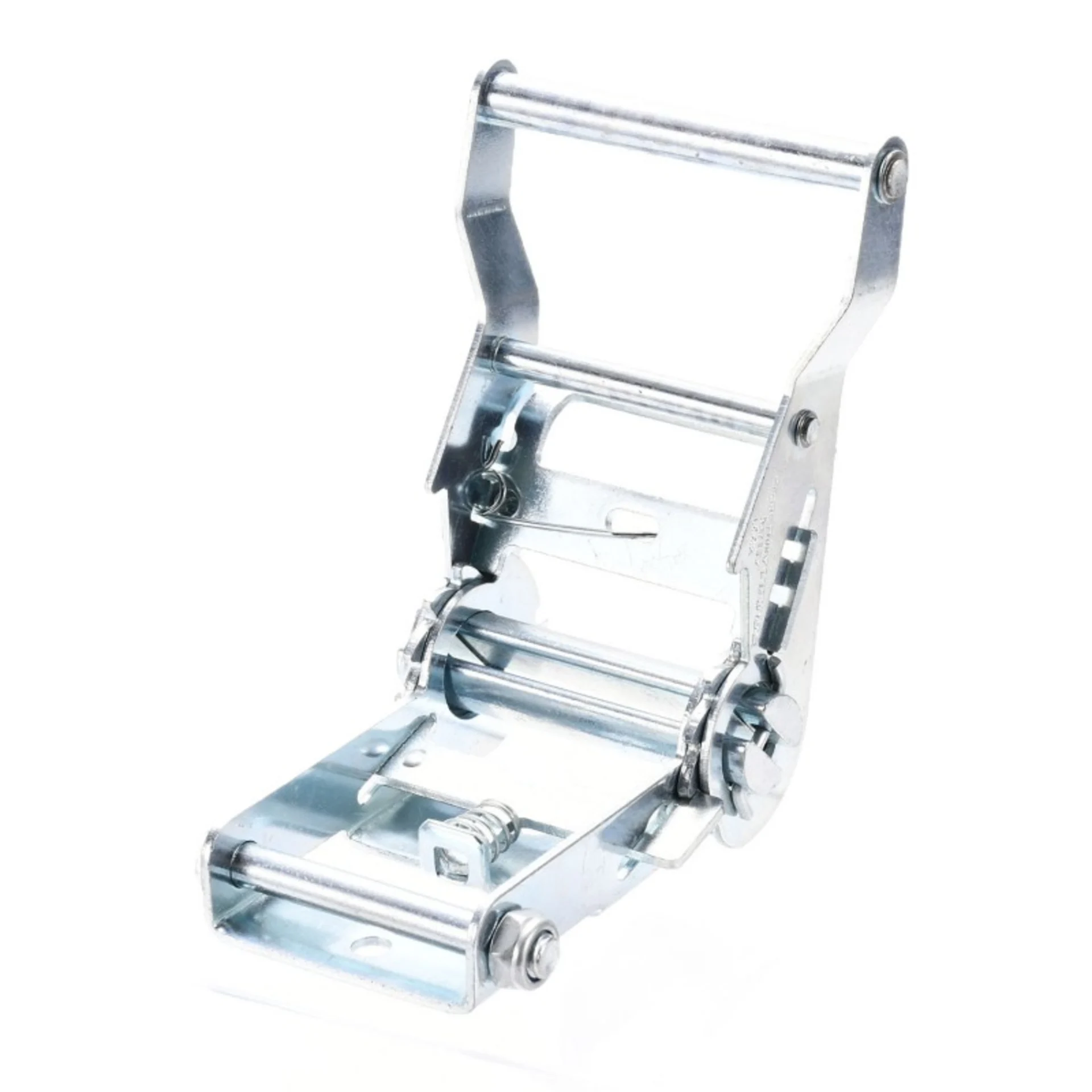 Trinquete de 50mm con mango corto y ancho, galvanizado blanco - 2000 kg Resistencia