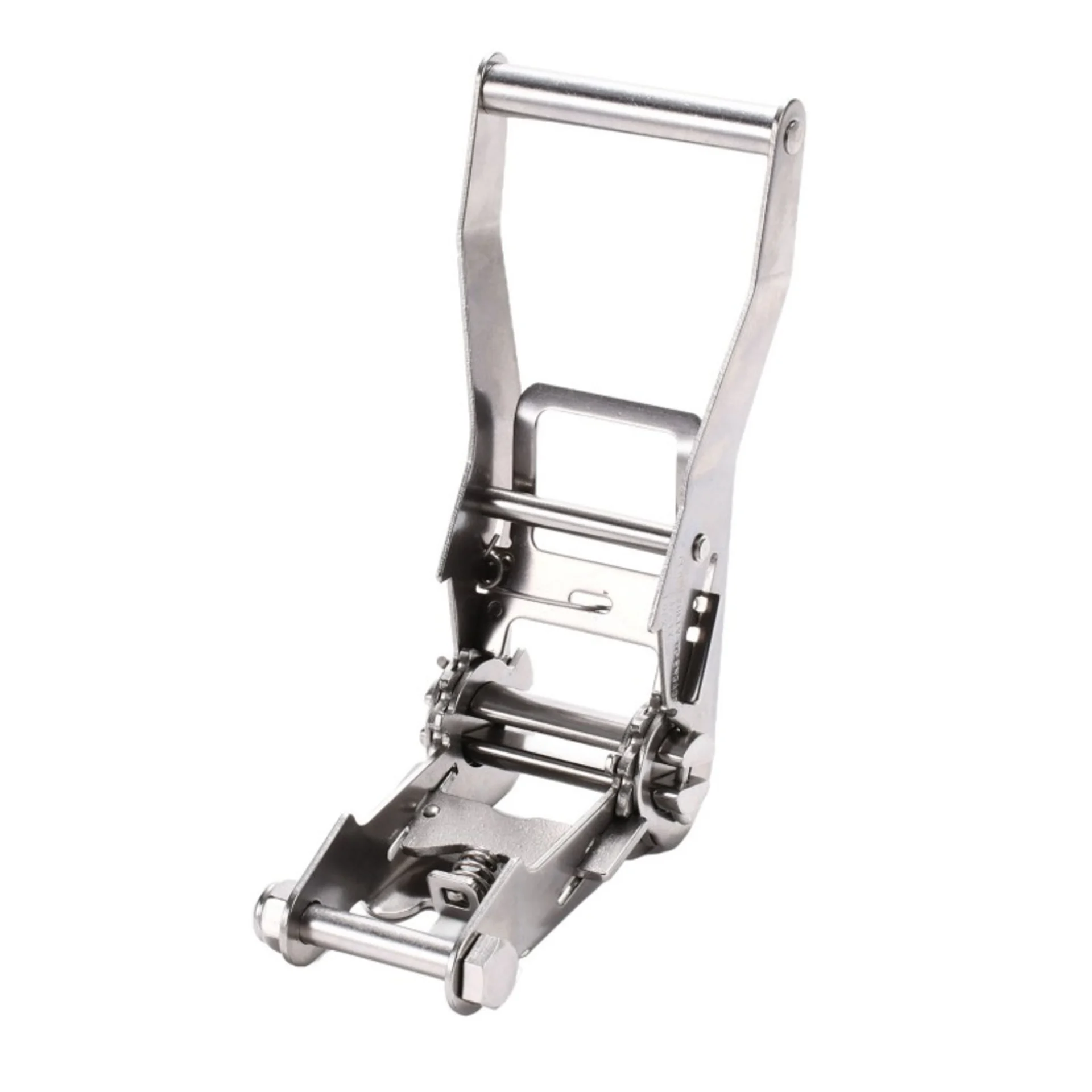 2" Long Wide Handle 304 Stainless Steel Ratchet Buckle - 6613 lbs. BS