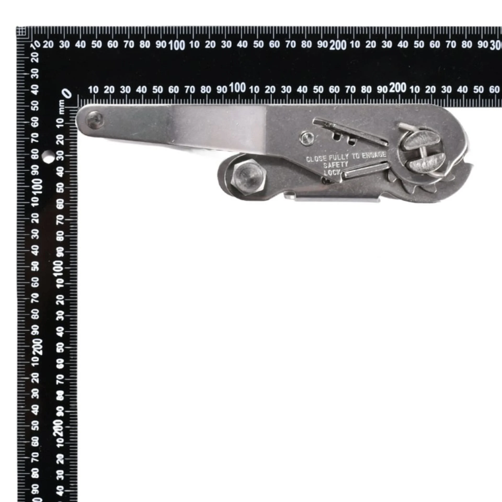 2" Long Wide Handle 304 Stainless Steel Ratchet Buckle - 6613 lbs. BS