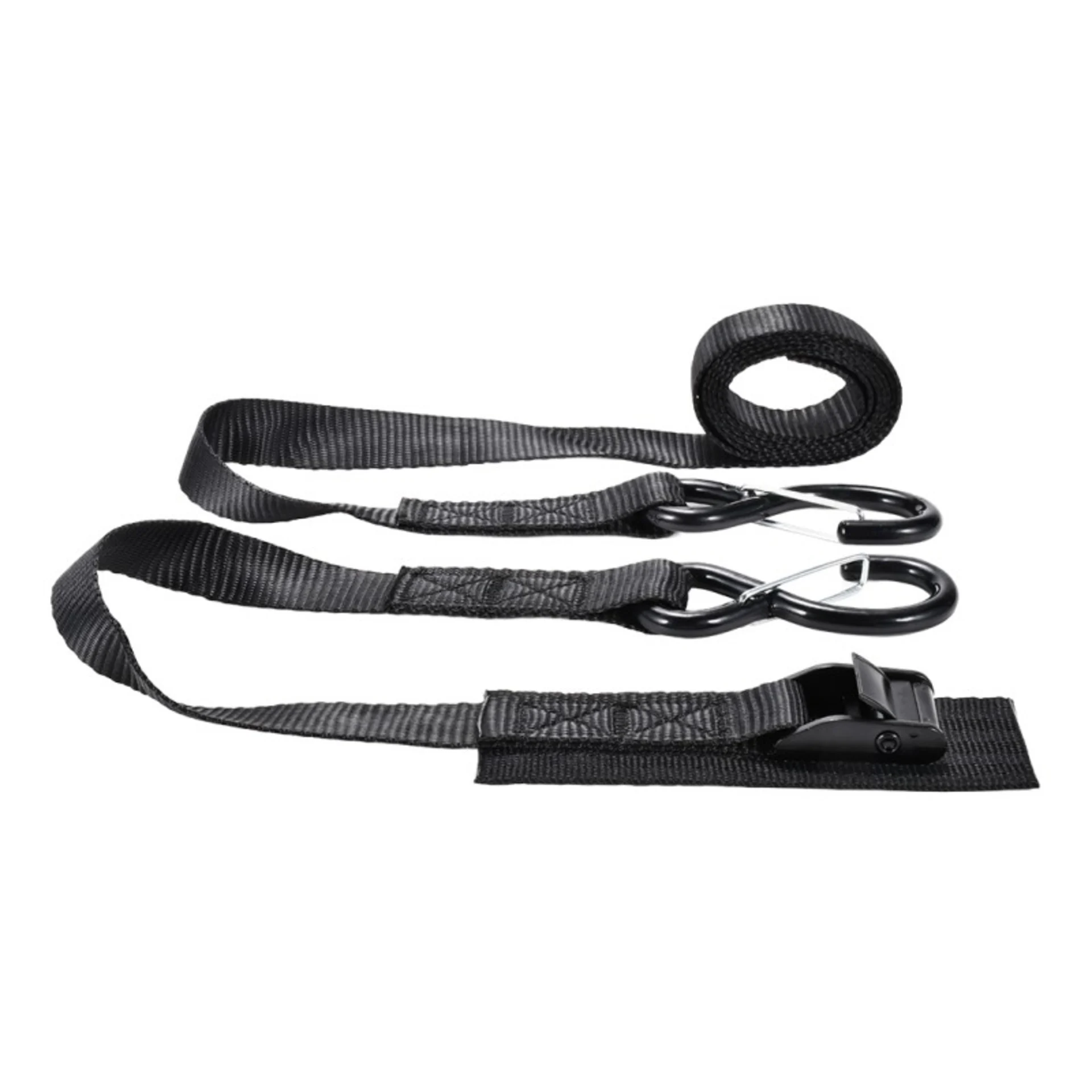 Cinta Acolchada con Hebilla de Leva y Gancho S con Seguro, 25mm - 500kg