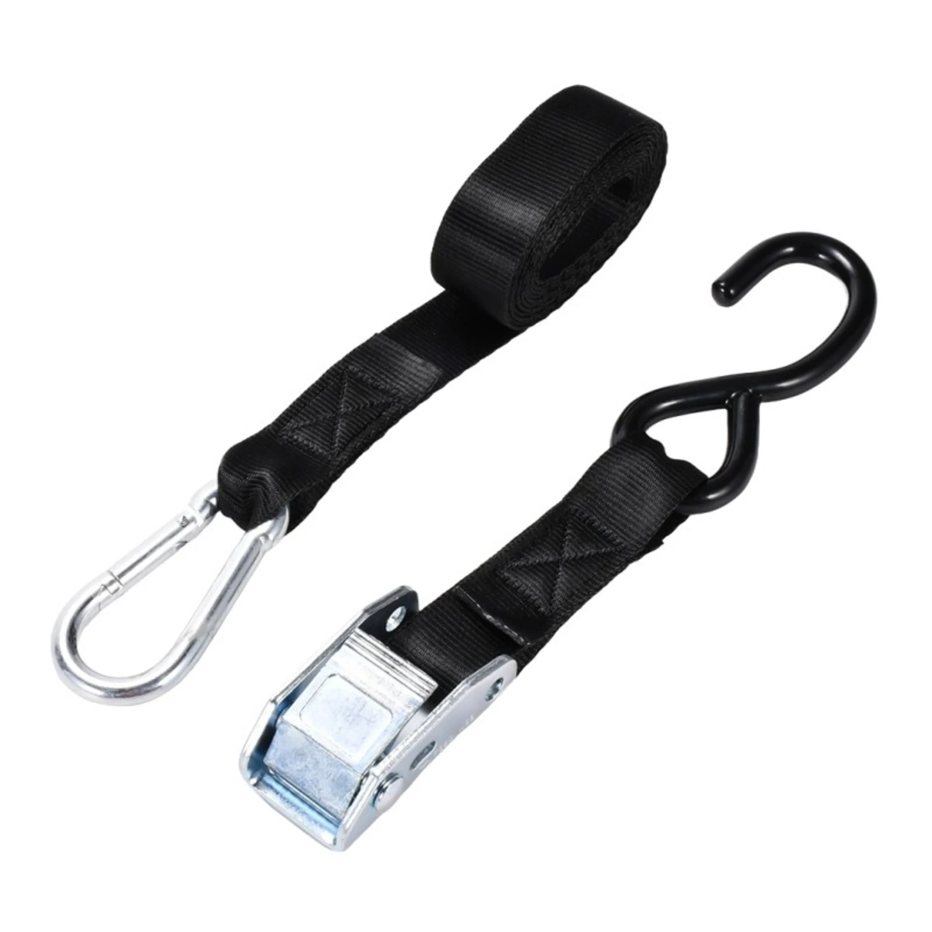 Cinta con Hebilla de Leva y Mosquetón M8, 25mm - 550kg