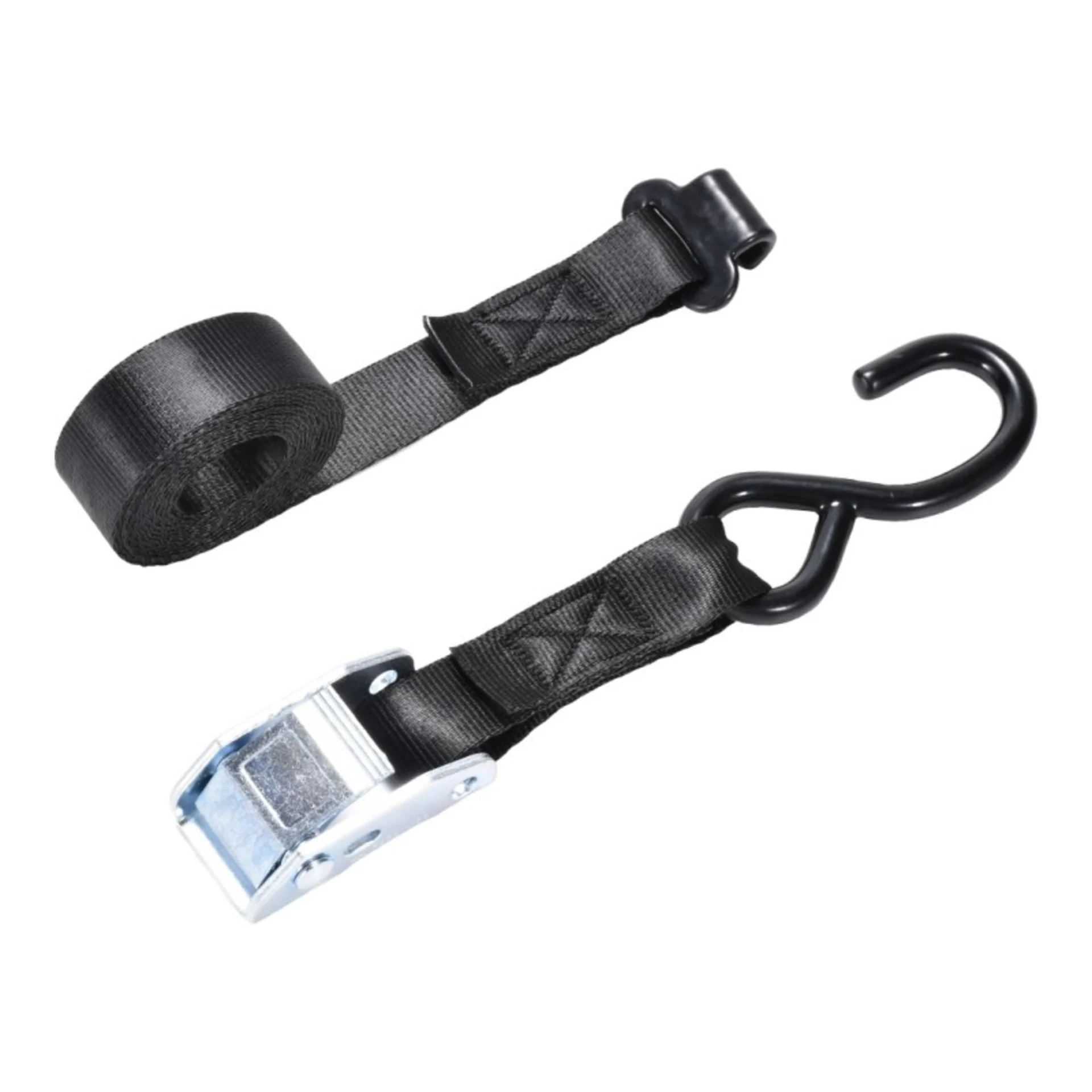 Cinta con Hebilla de Leva y Gancho Plano Pequeño, 25mm - 550kg