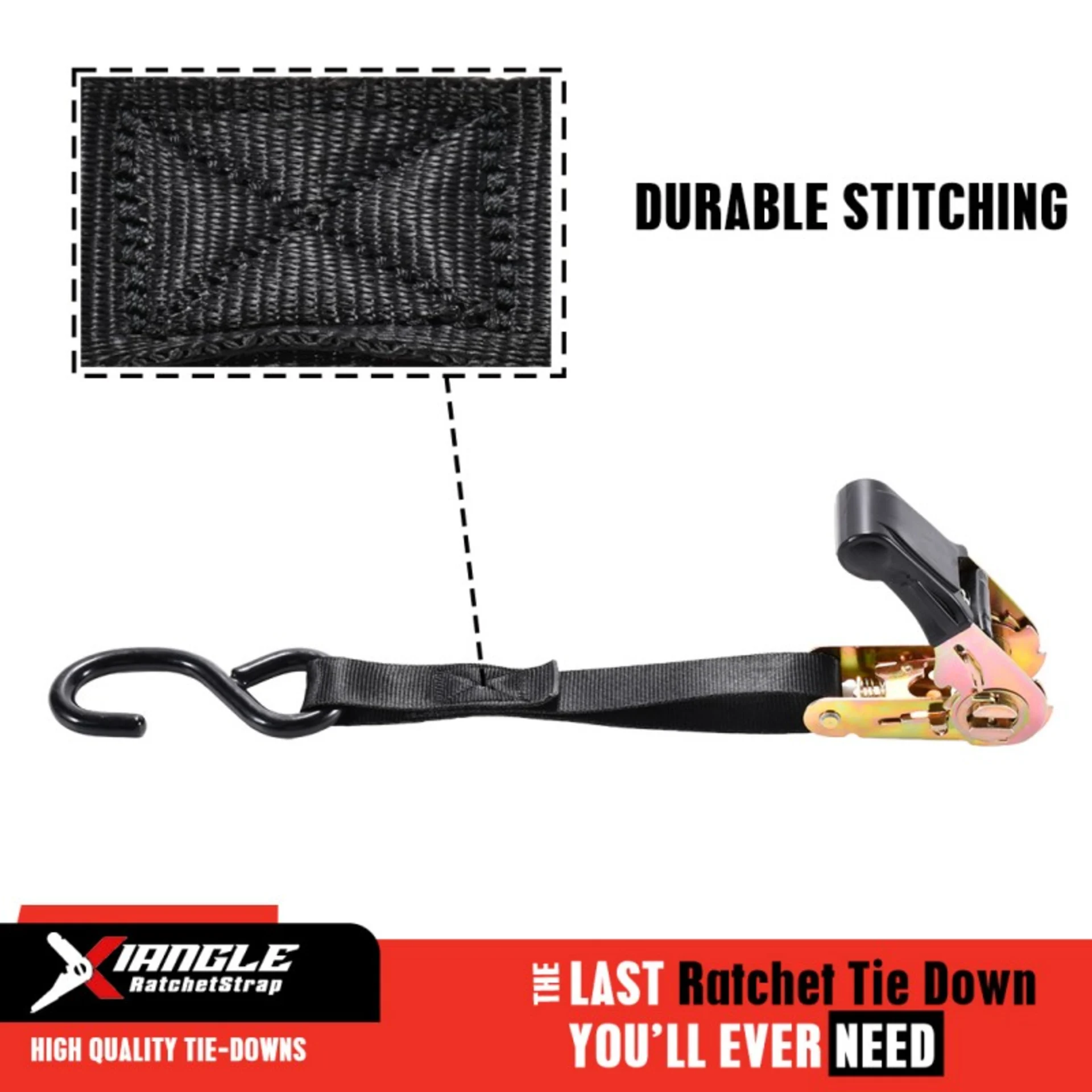 1" Jet Ski Ratchet Tiedown with Floating S Hook