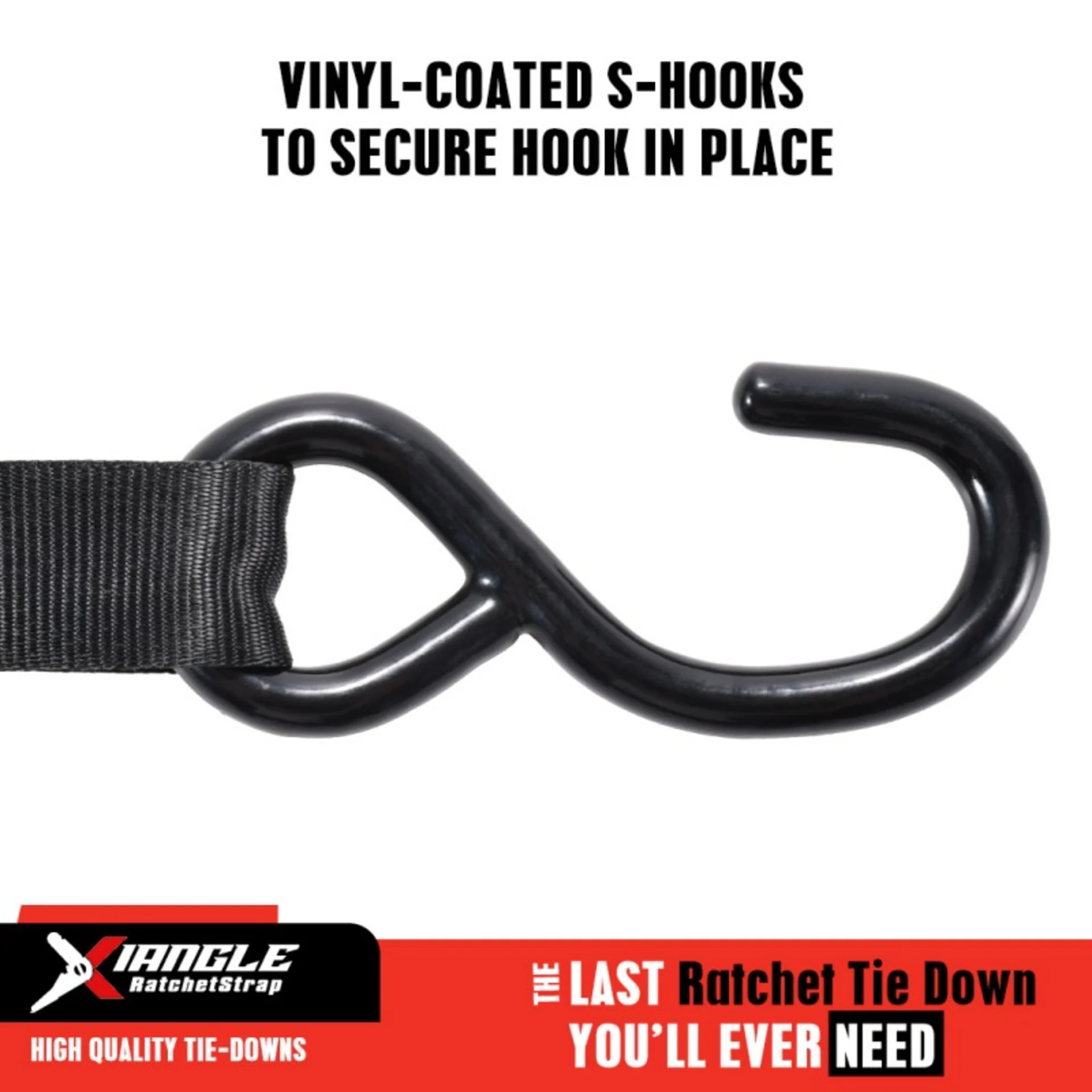 1" Jet Ski Ratchet Tiedown with Floating S Hook