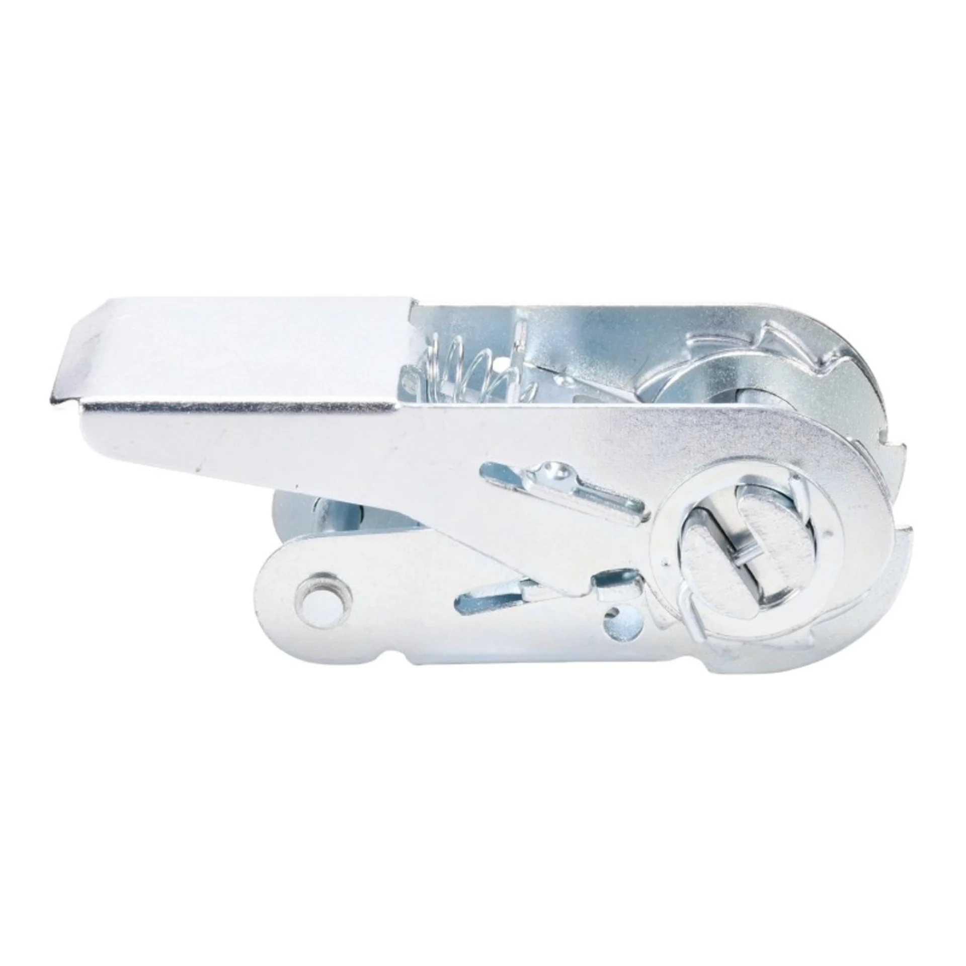 Trinquete de Pulgar de 25mm con Acabado Mate de Zinc Blanco - 800kg