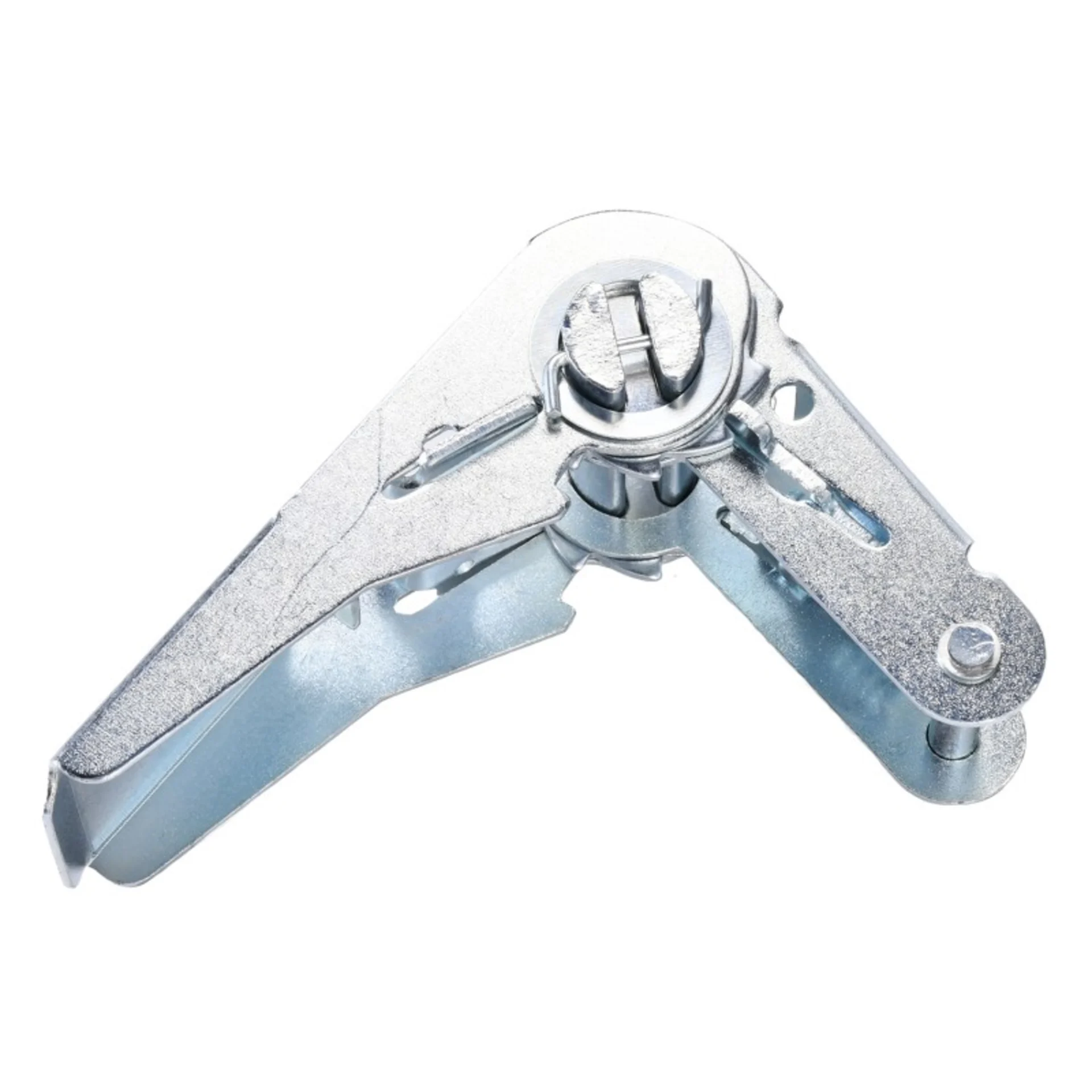 Trinquete de Pulgar de 25mm con Acabado Mate de Zinc Blanco - 800kg