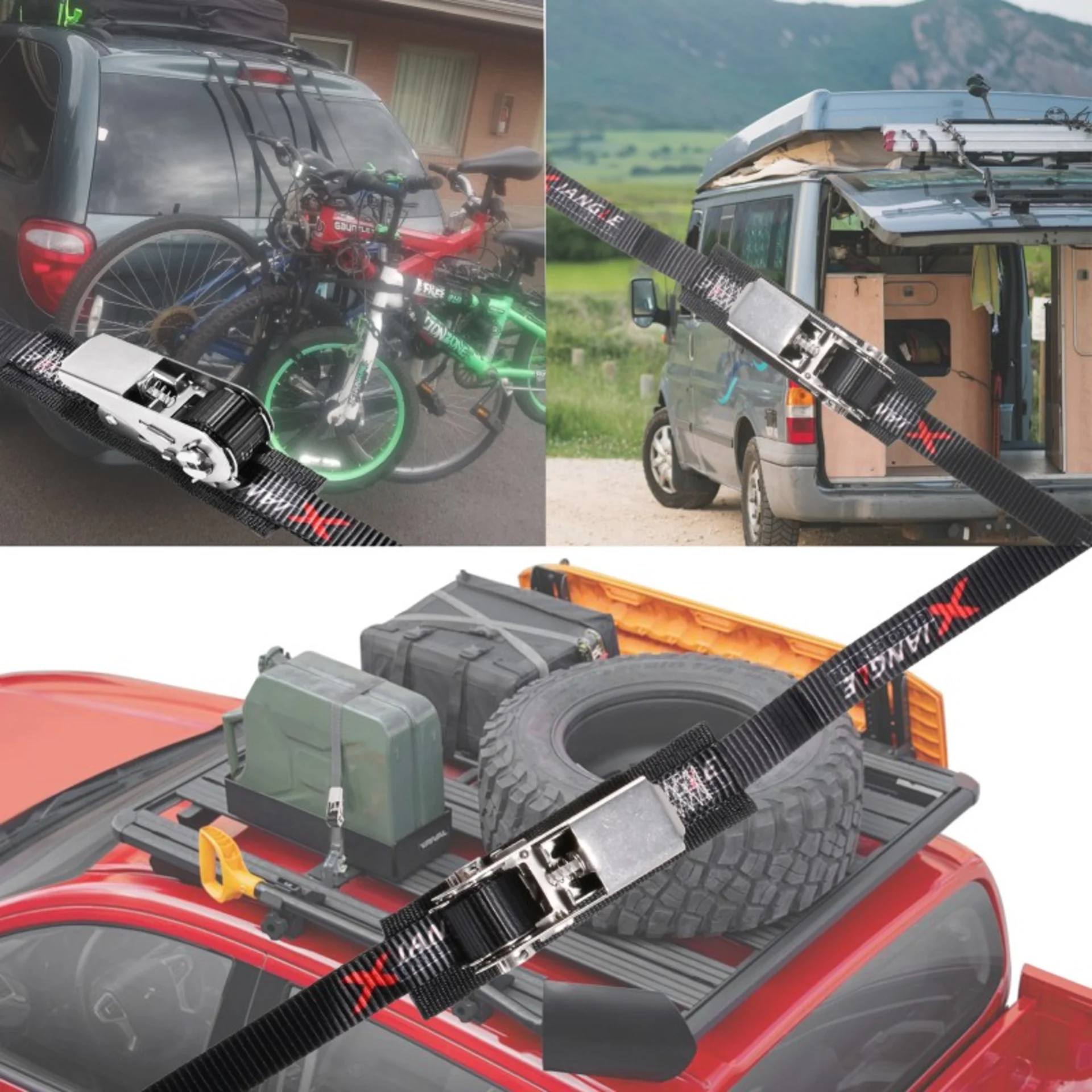 1" Stainless Steel Ratchet Endless Strap with Pad - 1760 lbs. BS