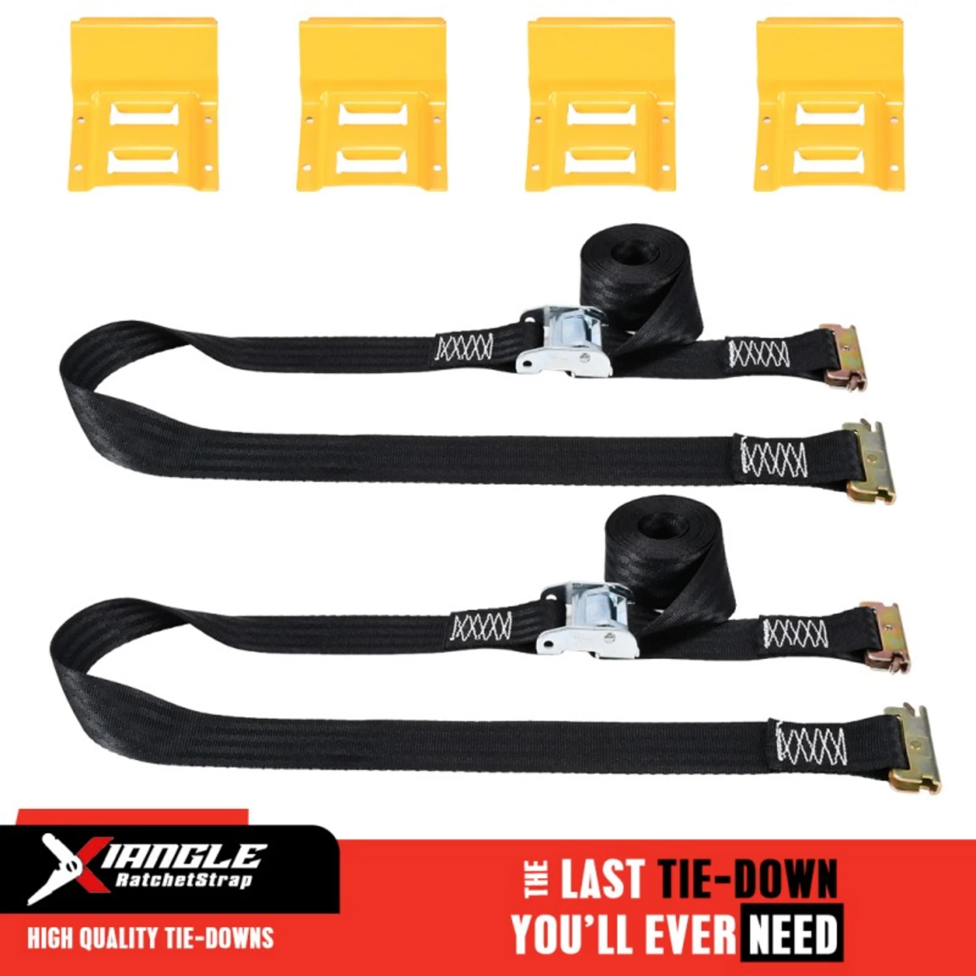 50mm E-Track Cam Buckle Lashing with E-Fittings - 1134kg BS