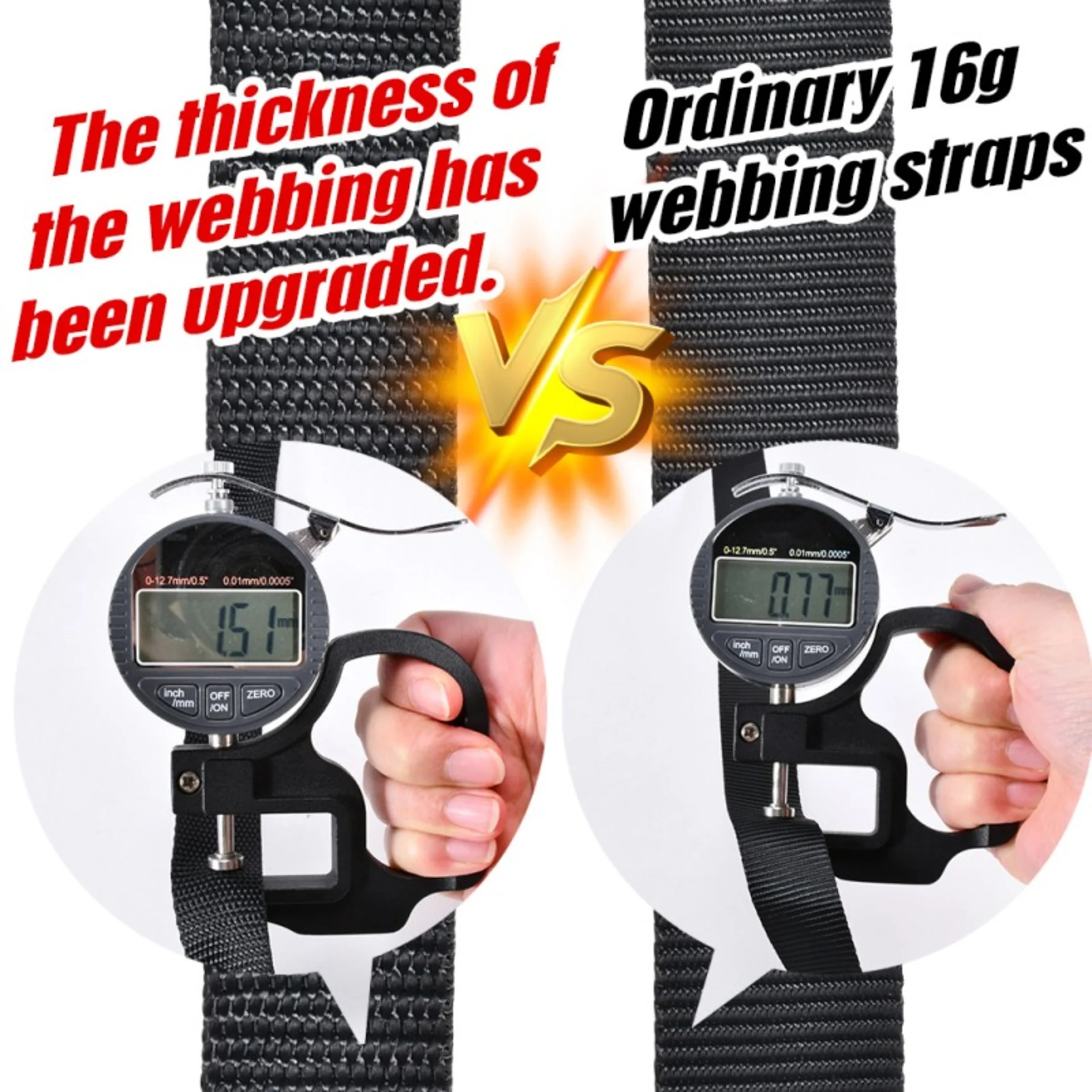 Abrazadera Retráctil para Motocicleta 25mm con Mosquetón Giratorio, 680kg. BS