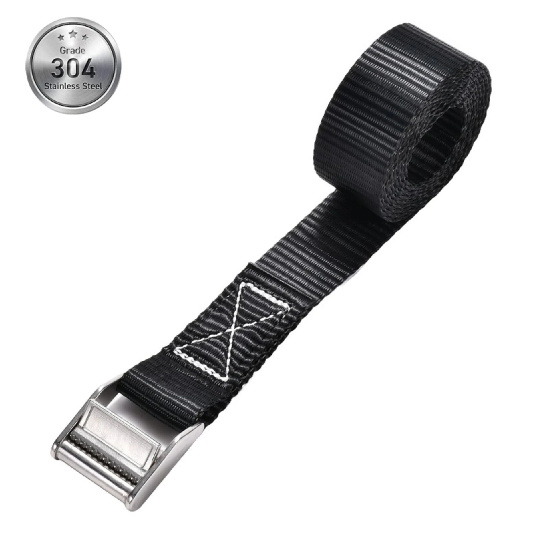 38mm 304 Stainless Steel Cam Buckle Endless Tie Down Strap - 700 kg LC