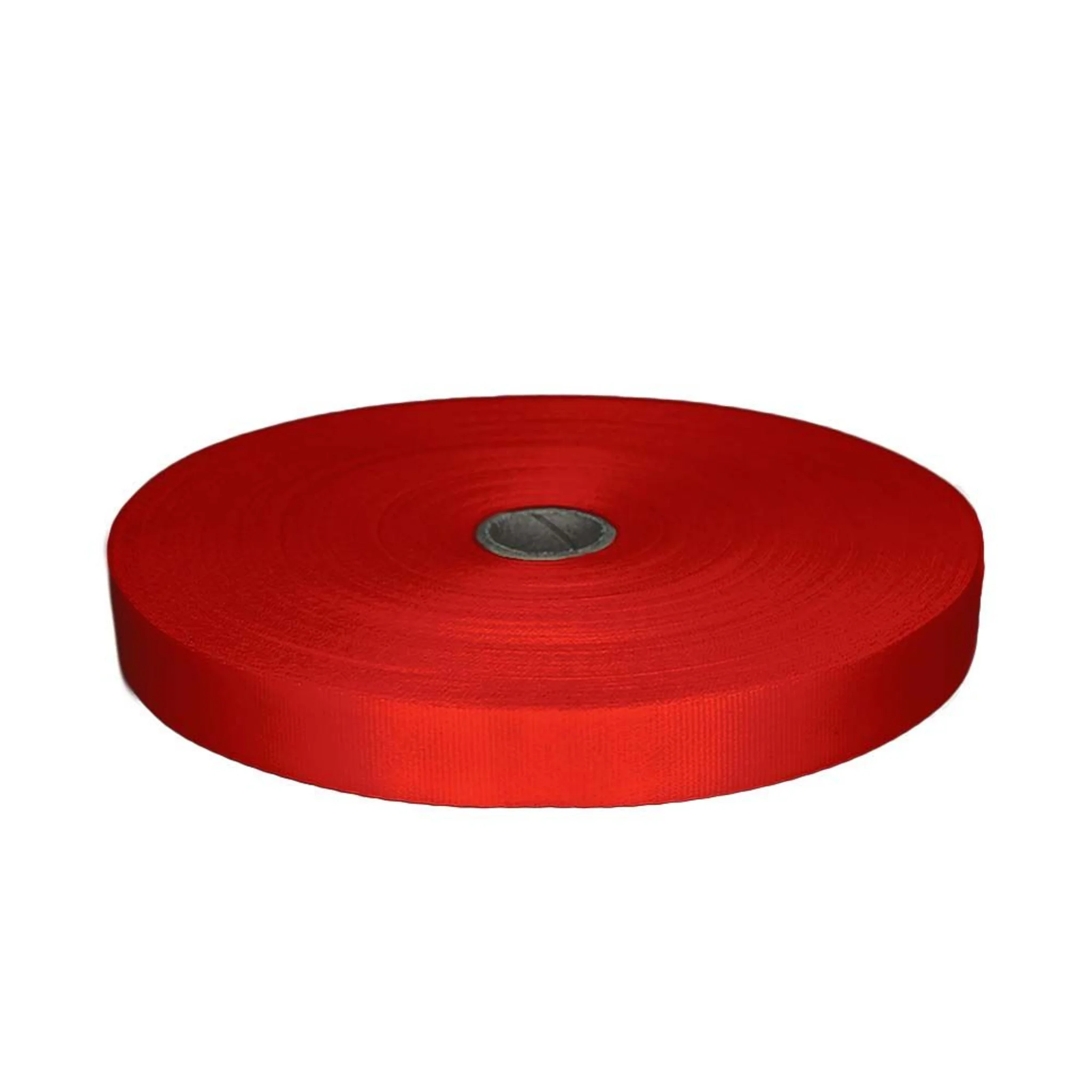 25mm UV Resistant Polyester Webbing Red - 800kg BS