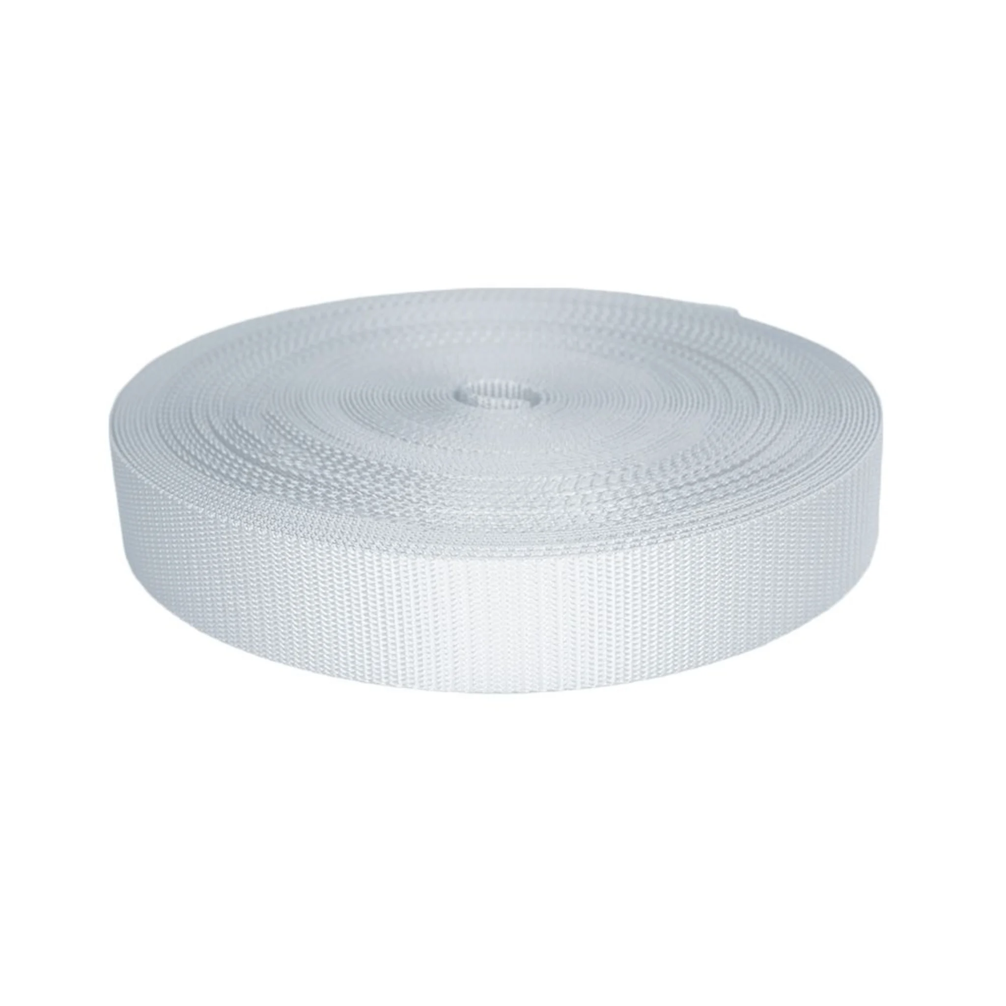 38mm Heavy Duty UV Resistant Polyester Webbing White - 2000kg BS