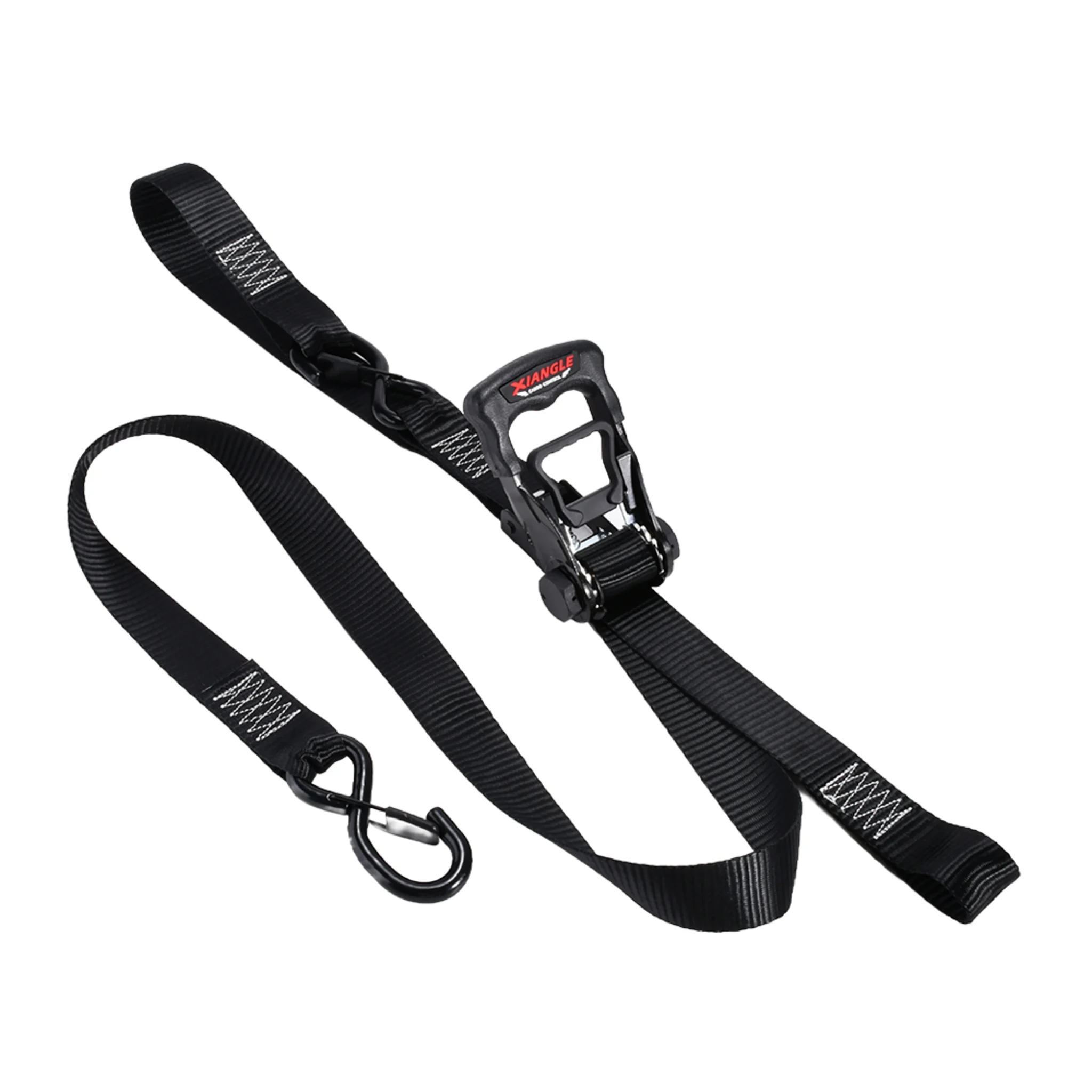 Correa de carraca para motocicleta 38mm con gancho S con resorte