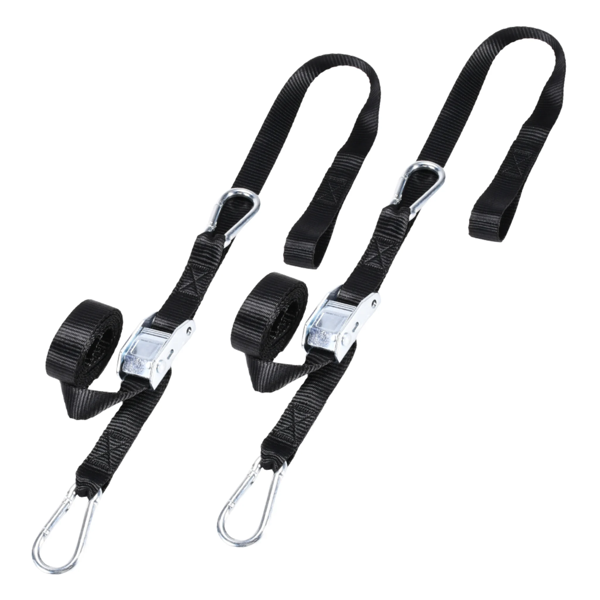 Correas Moto de Hebilla de Leva 25mm con Mosquetón, 1200lbs. BS