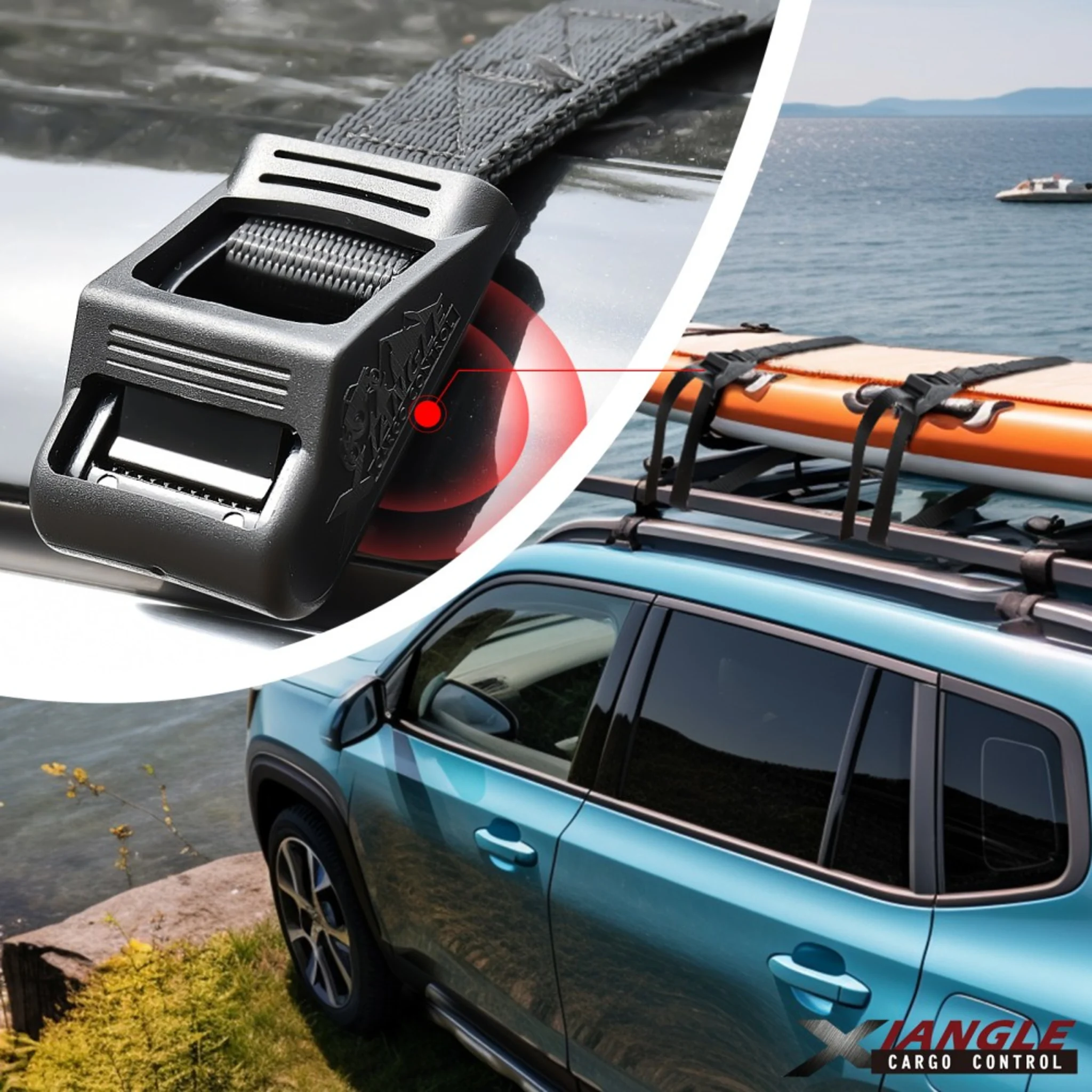 Correa de leva sin fin 25mm con protector de goma – LC 500 daN