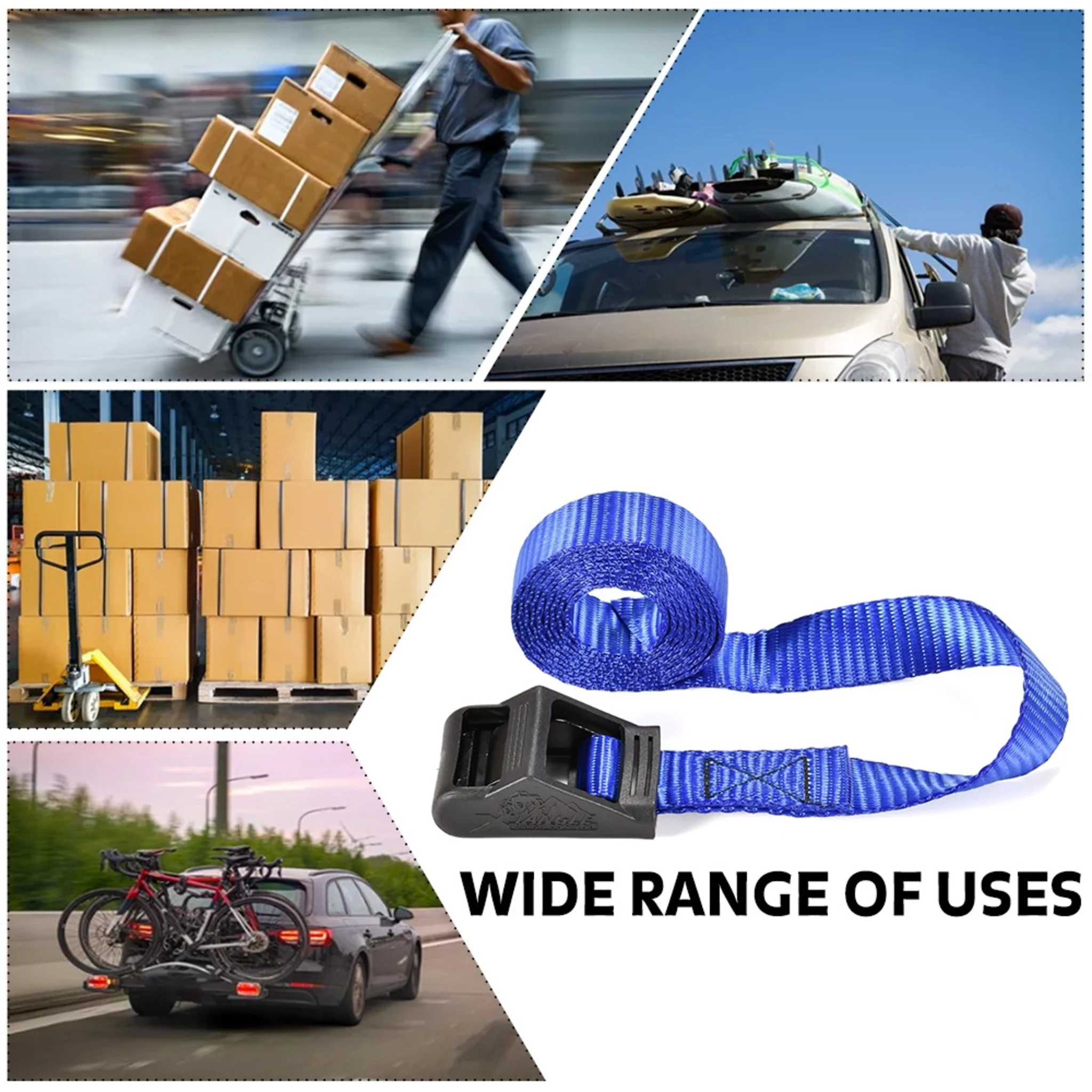 Correa de leva sin fin 25mm con protector de goma – LC 500 daN