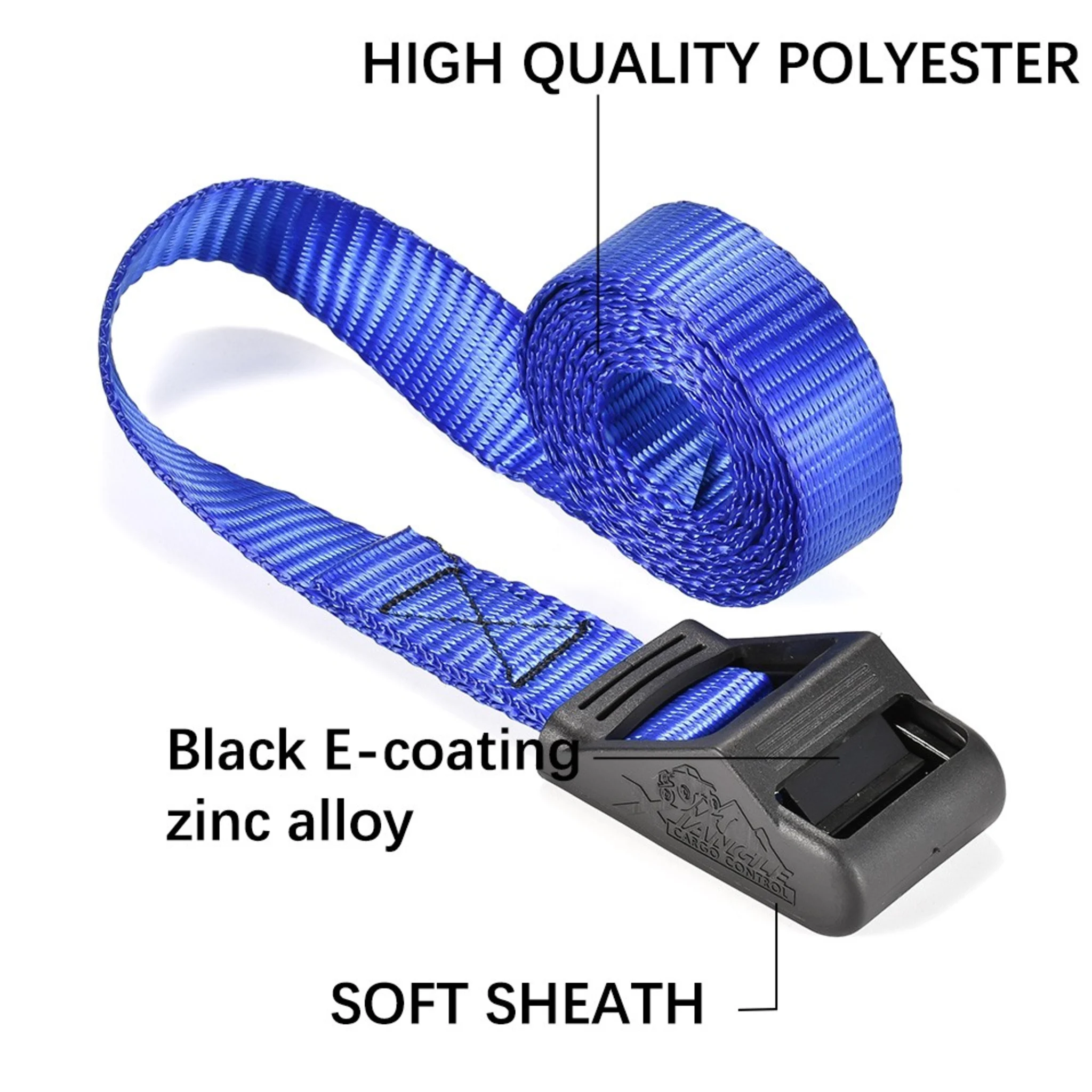 Correa de leva sin fin 25mm con protector de goma – LC 500 daN