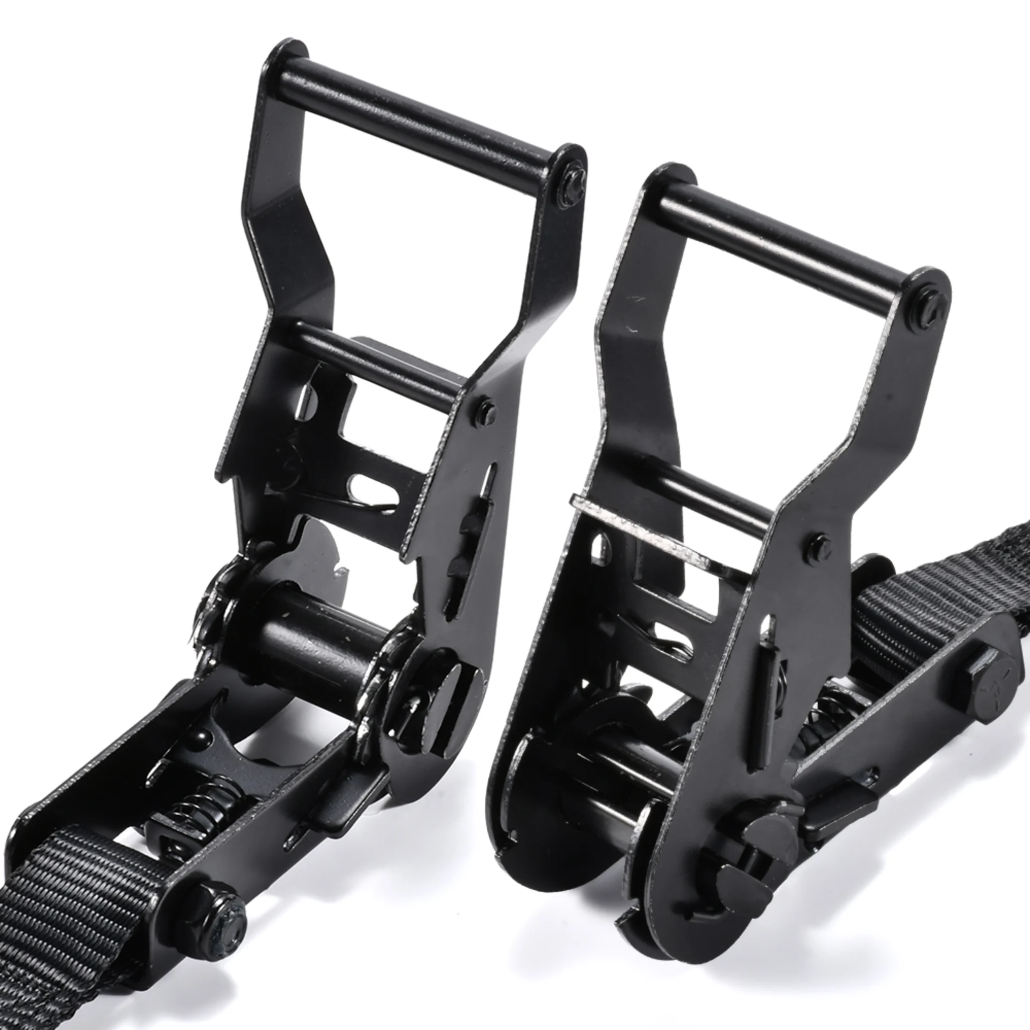 Correa de carraca 27mm con gancho doble J y anilla D flotante