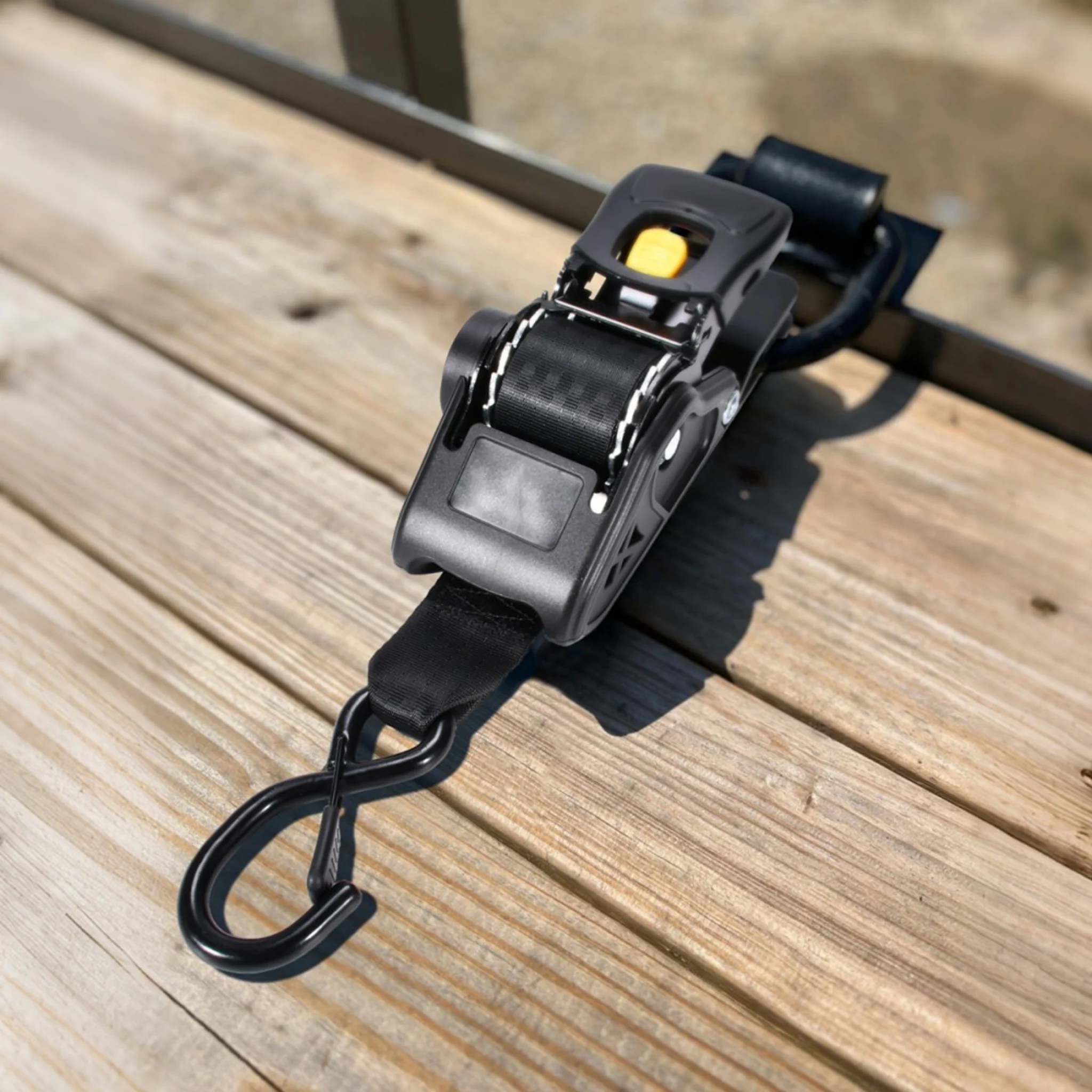 50mm Retractable Ratchet Strap with Anchor Bracket Kit - 750kg LC