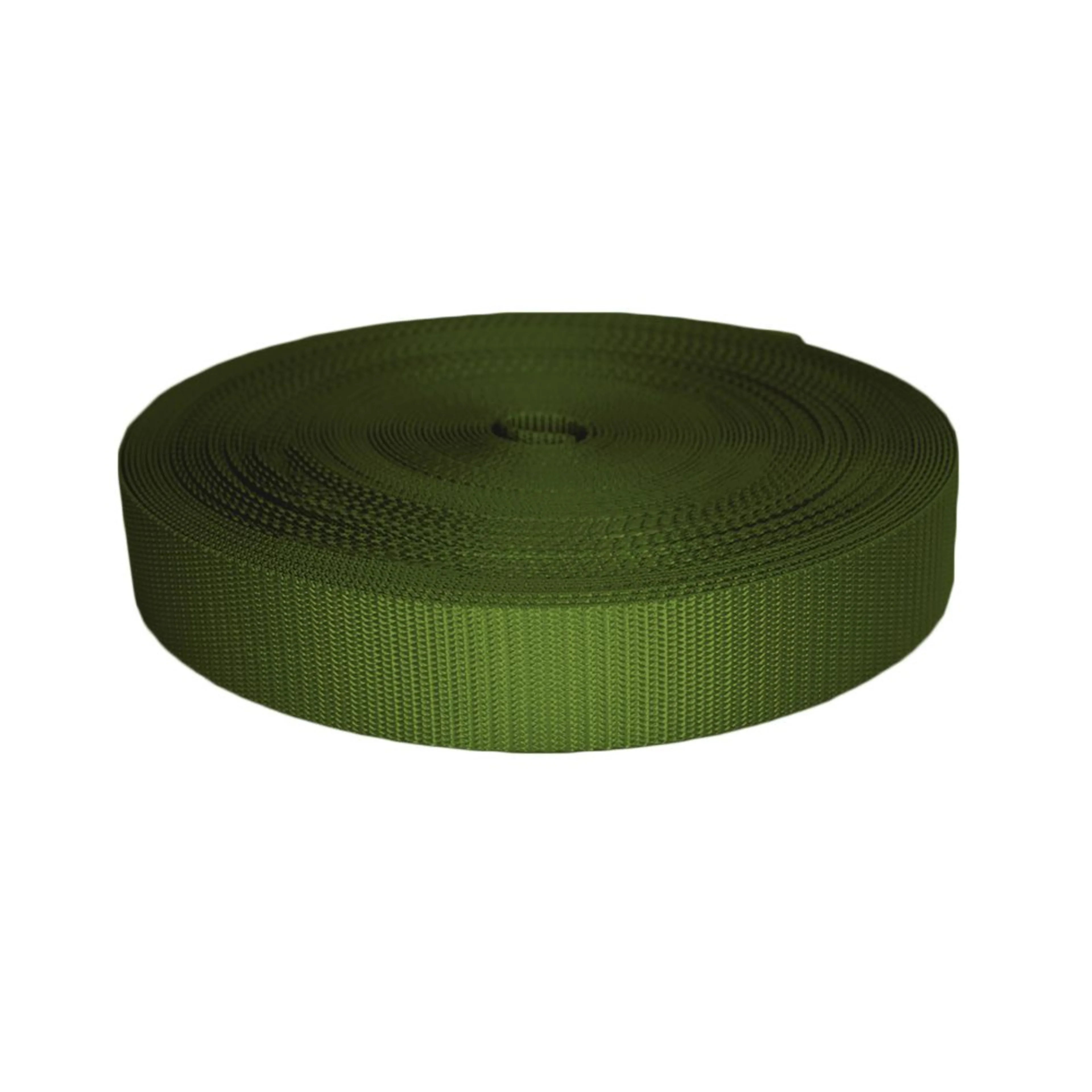 38mm Hochleistungs-Polyester-Gurtband Olivgrün, UV-beständig - 3000 kg Bruchlast