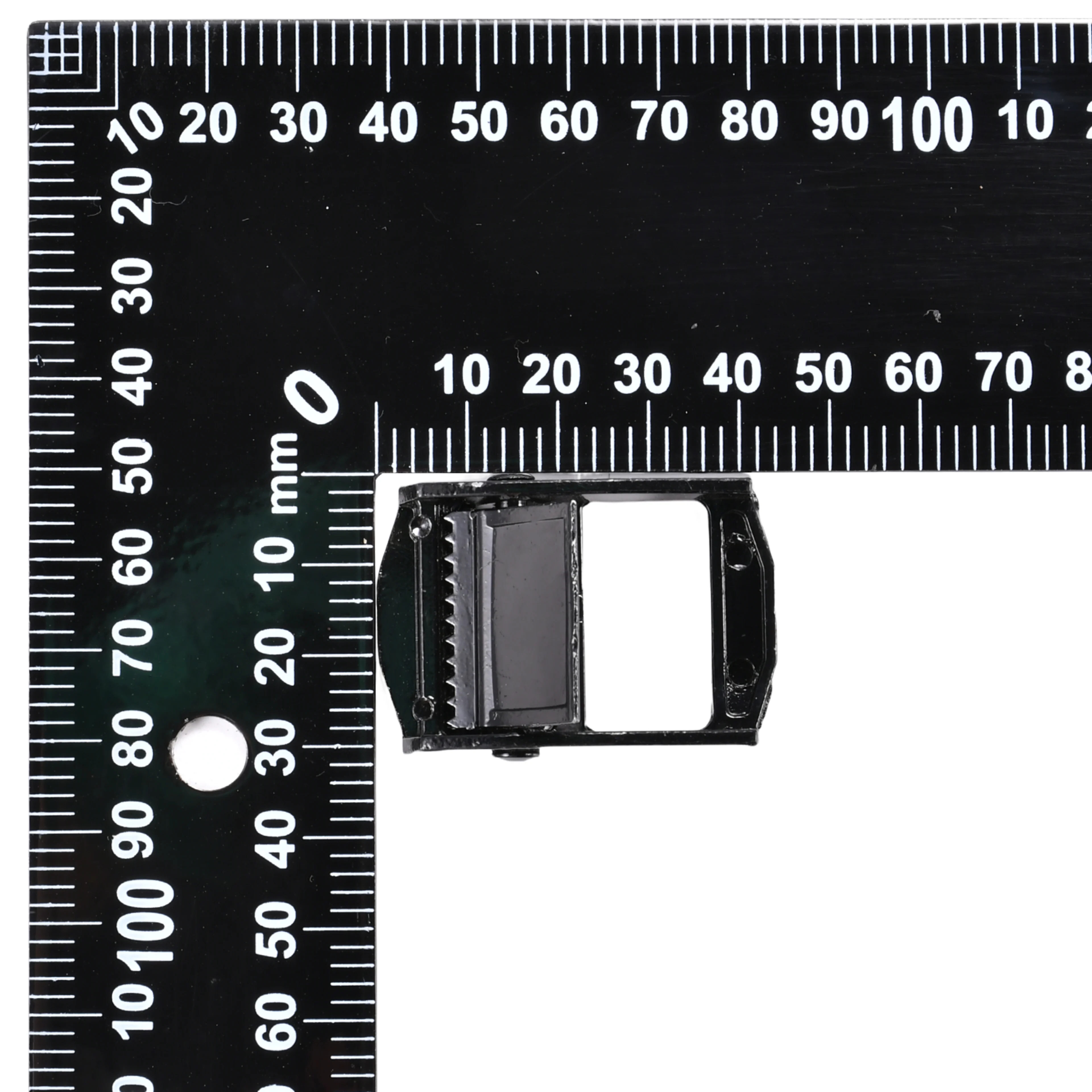 1" Black Diecast Zinc Cam Buckle, 550 lbs Break Strength