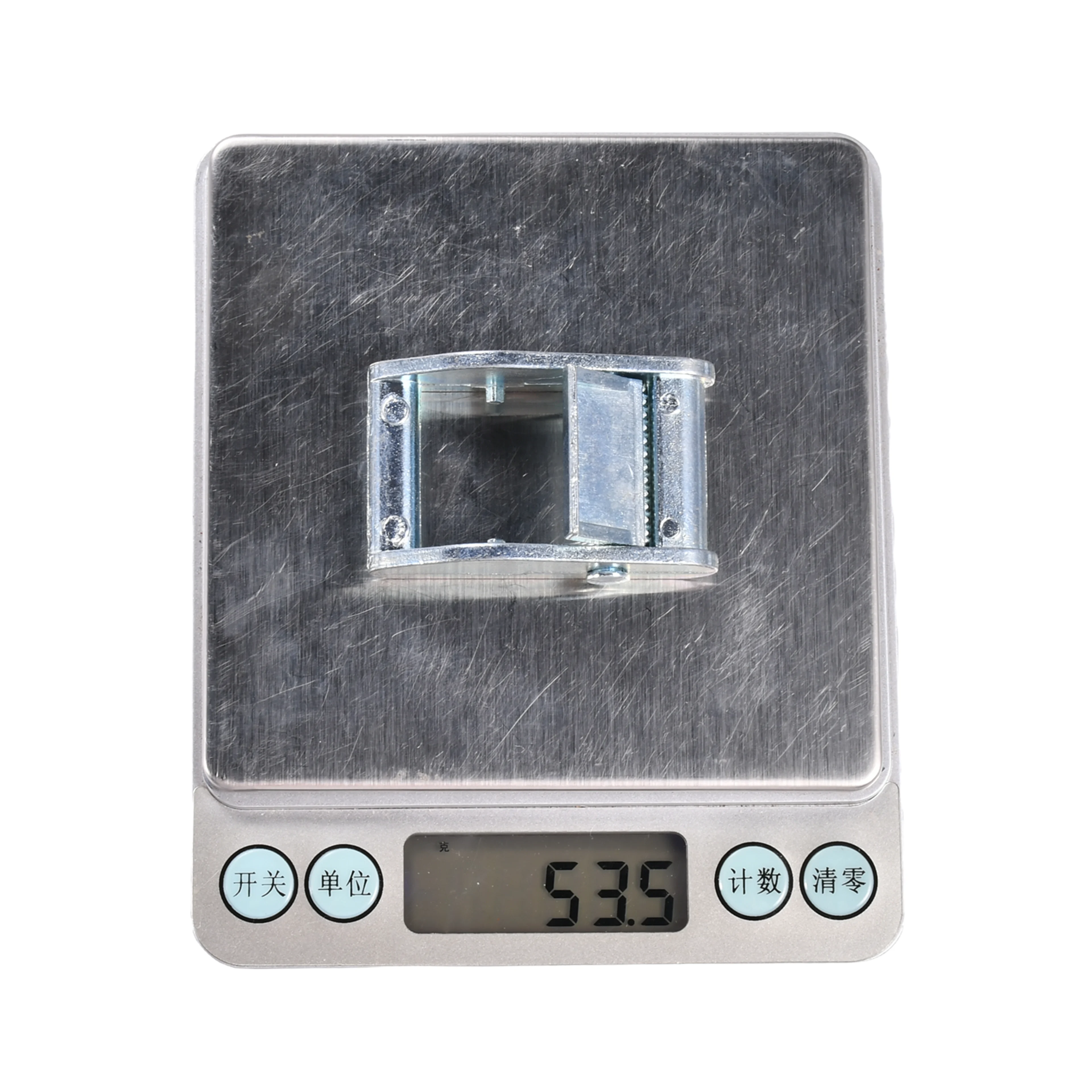 Hebilla de leva cabeza redonda 25mm de aleación de zinc fundido - Resistencia 350kg