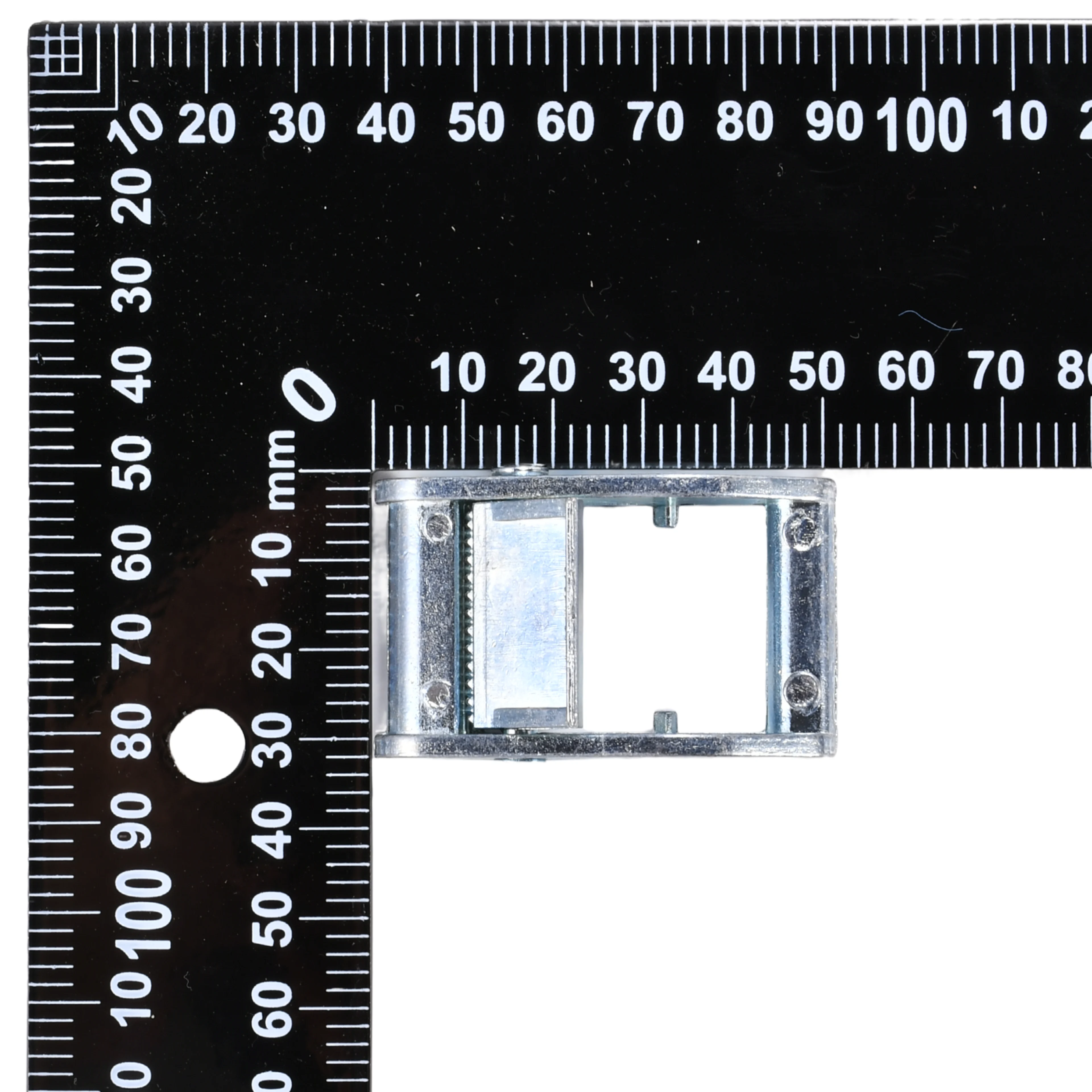 Hebilla de leva cabeza redonda 25mm de aleación de zinc fundido - Resistencia 350kg