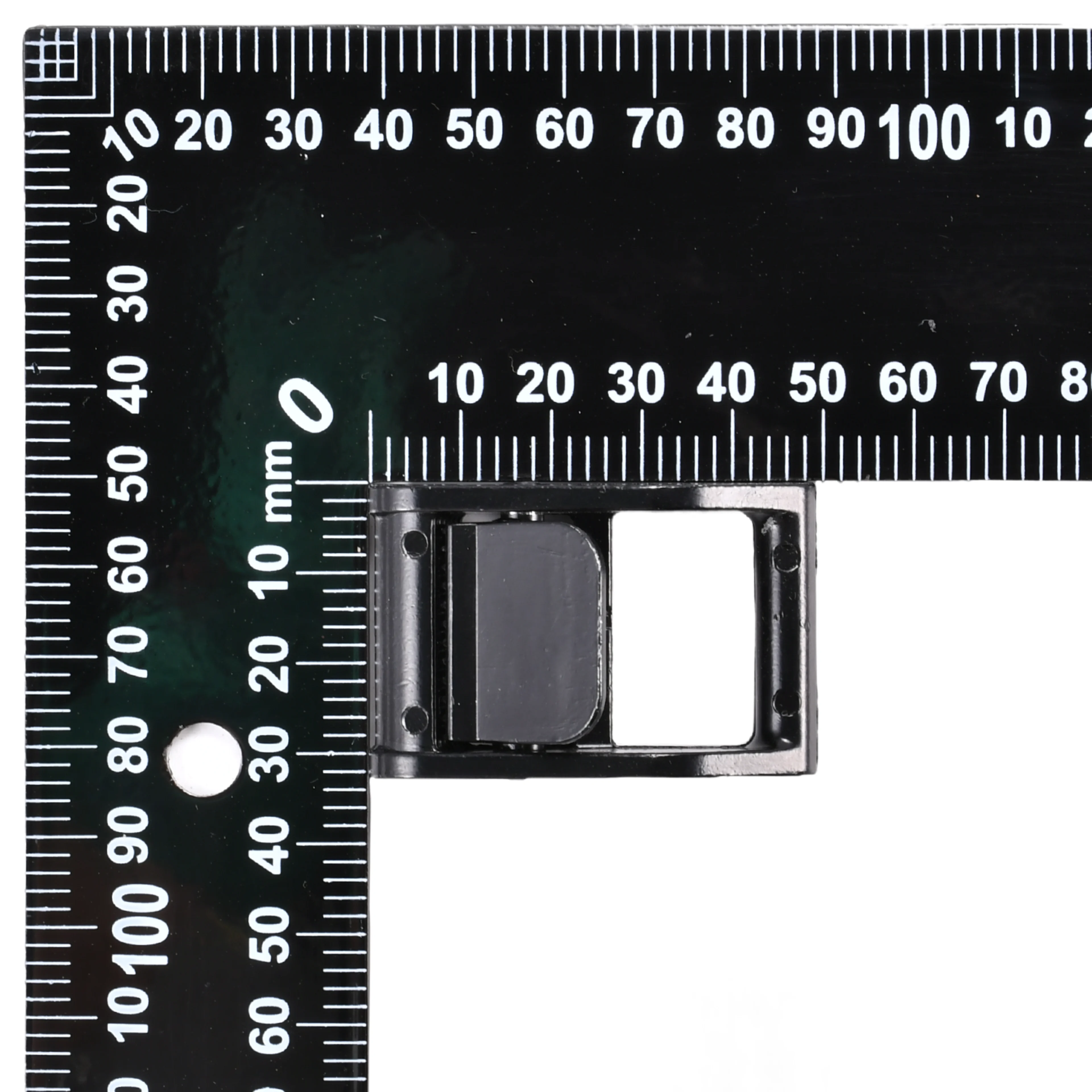 Hebilla de leva estilo Cinch de 25mm, acabado negro - 500 kg Resistencia