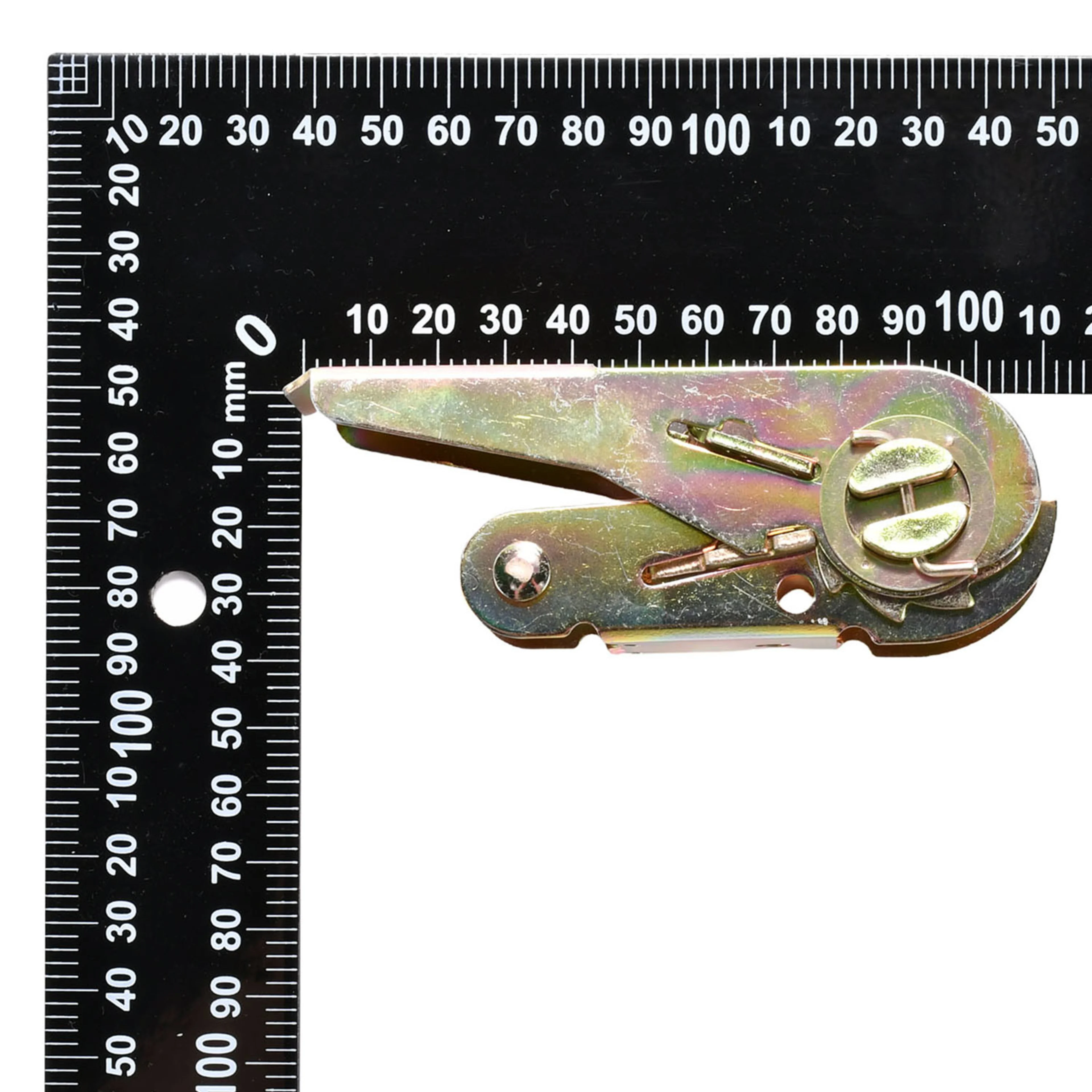 Hebilla de trinquete 25mm para pulgar, Zincada - Rotura 800kg