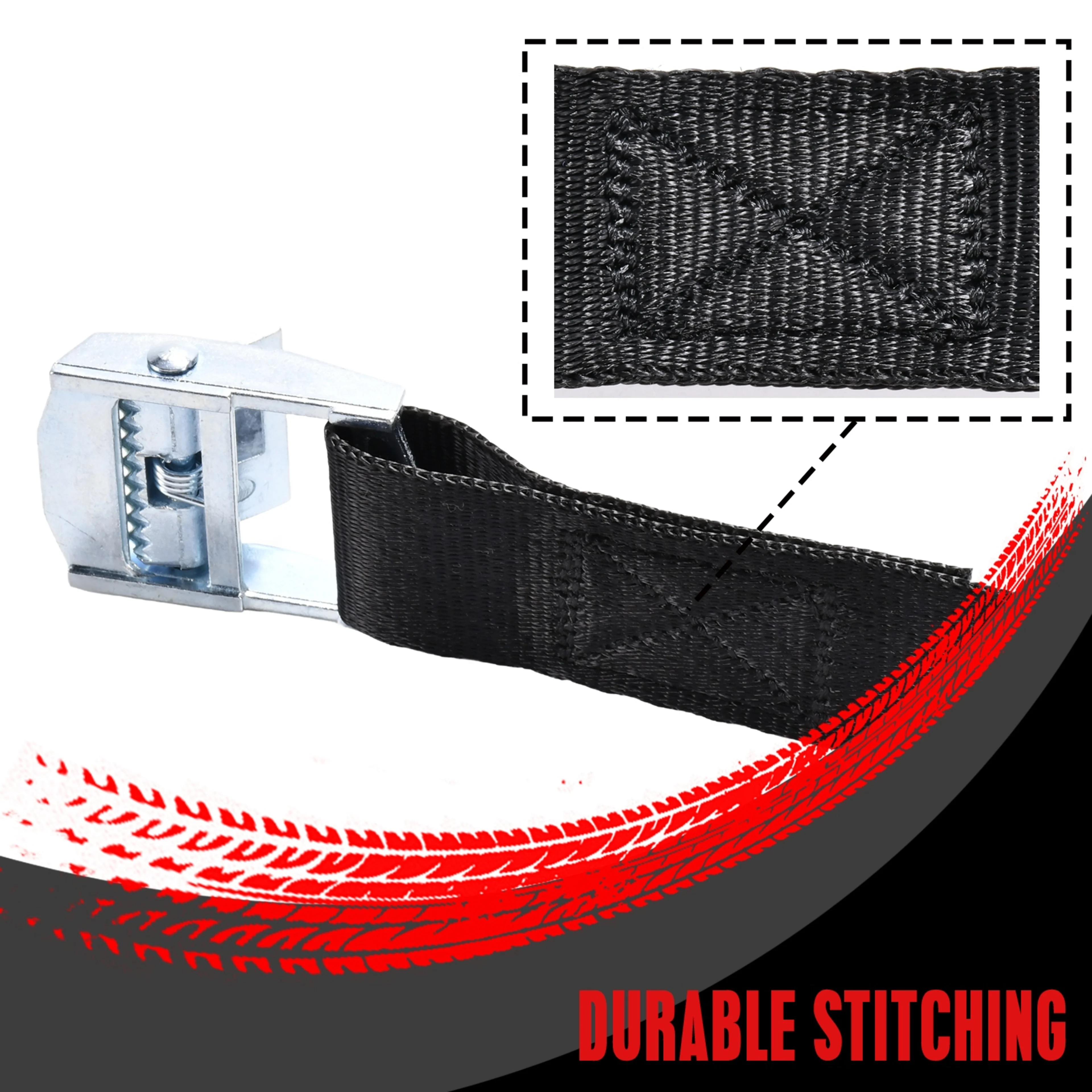 1" Endless Cam Buckle Tie Down Strap | 550lbs Break Strength