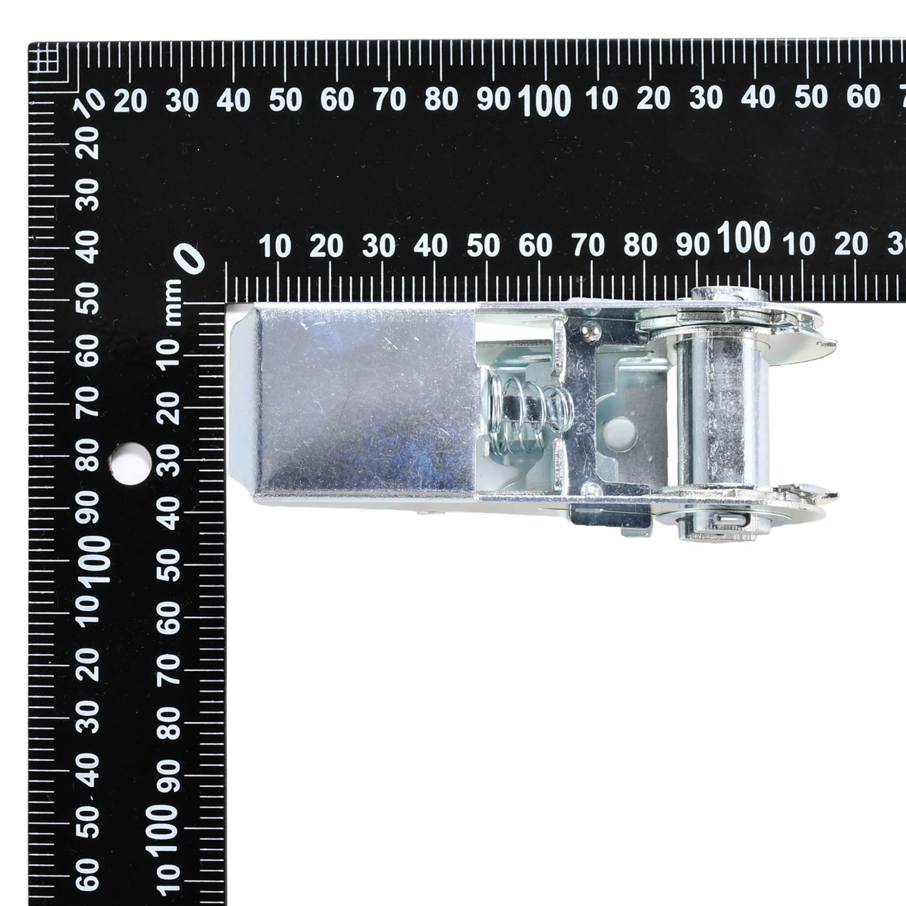 Hebilla de trinquete 25mm zincada blanca - Resistencia a la rotura 400kg