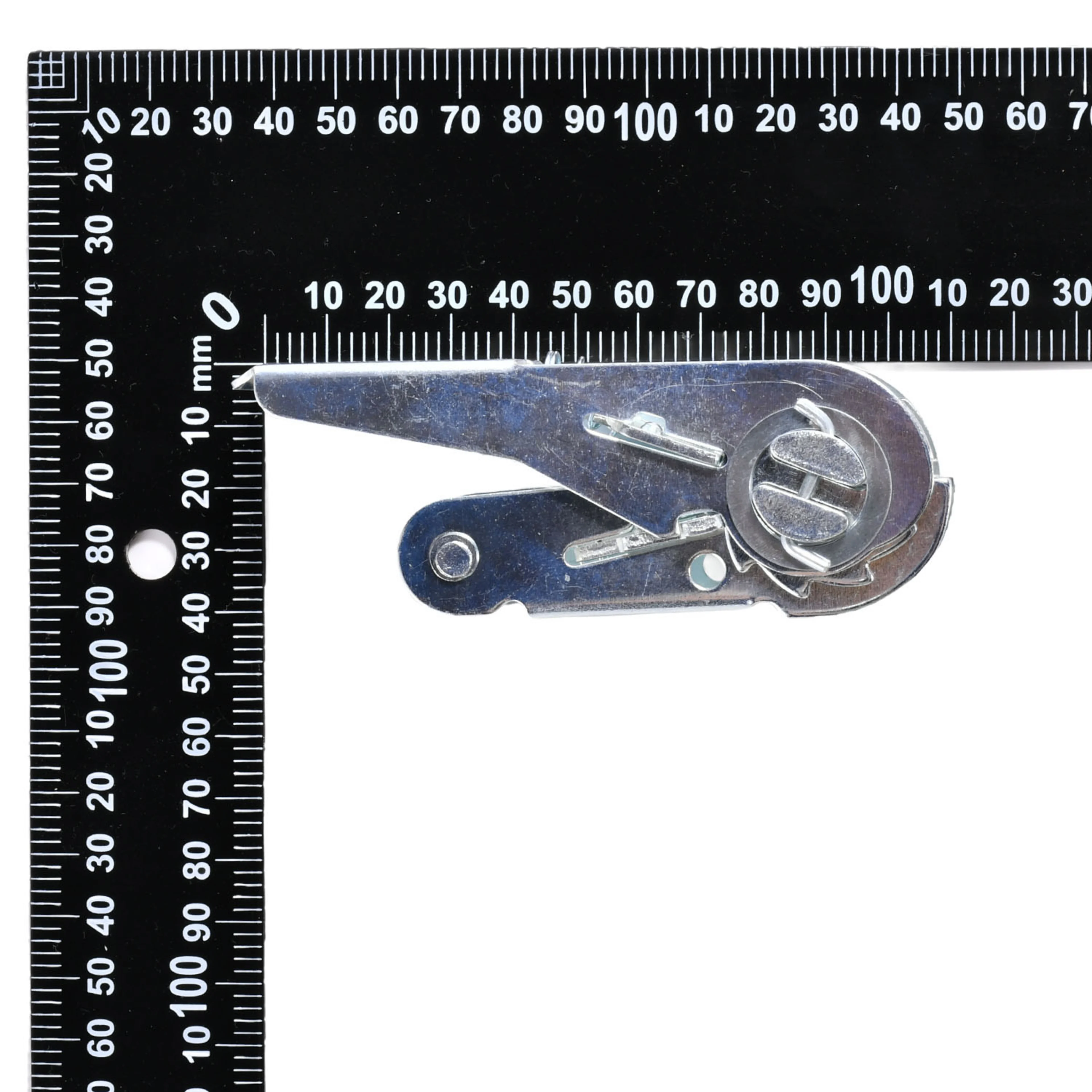 Hebilla de trinquete 25mm zincada blanca - Resistencia a la rotura 400kg